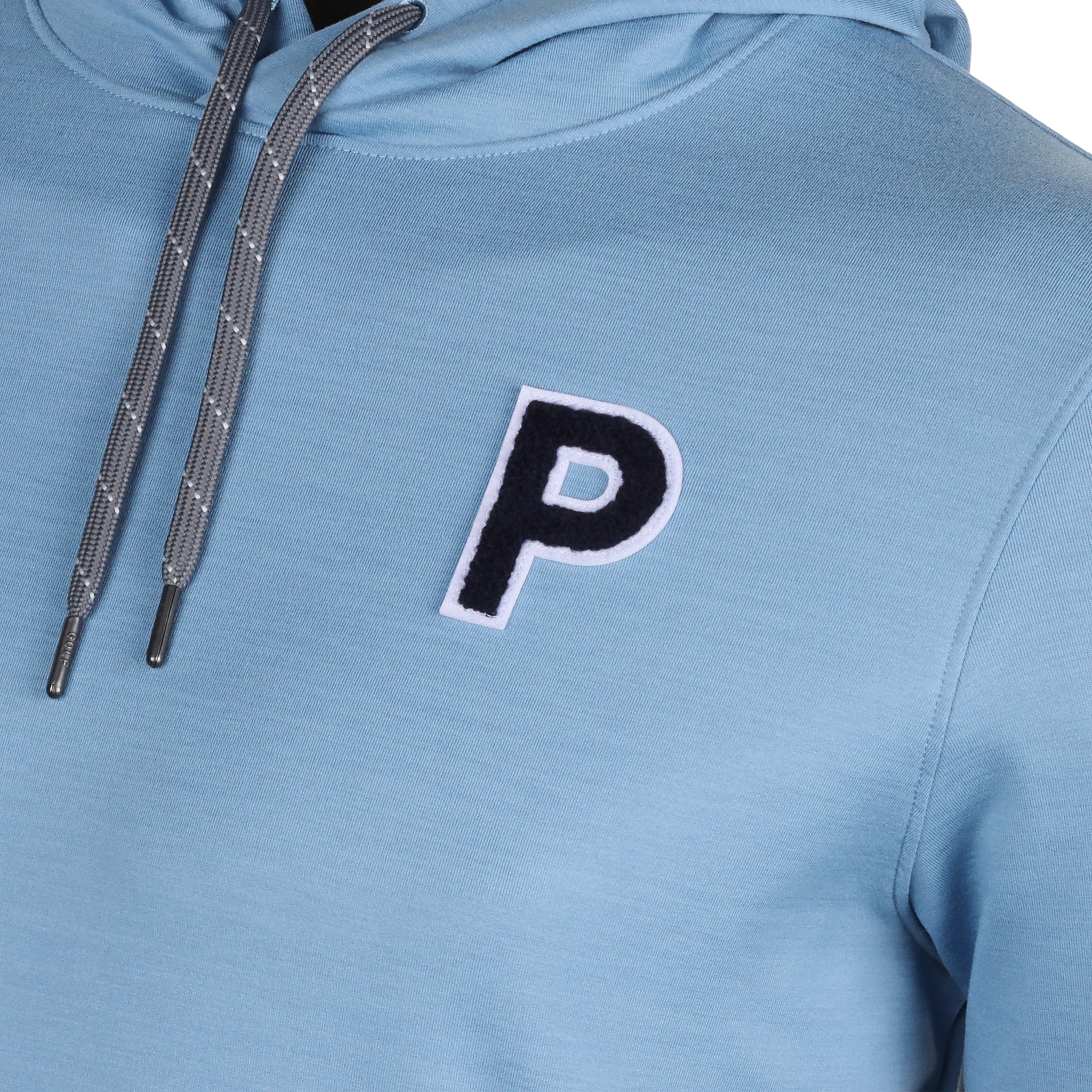 Puma Golf Cloudspun Patch Hoodie 625163 Zen Blue Heather 04 ...