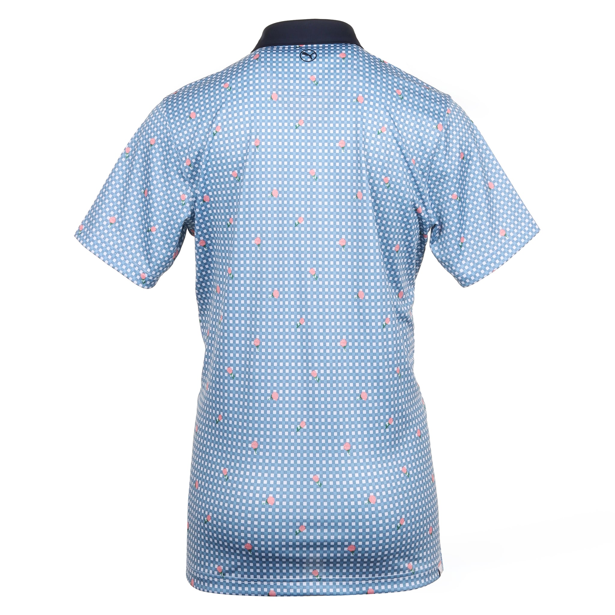 Puma Golf Gingham Pique Polo Shirt