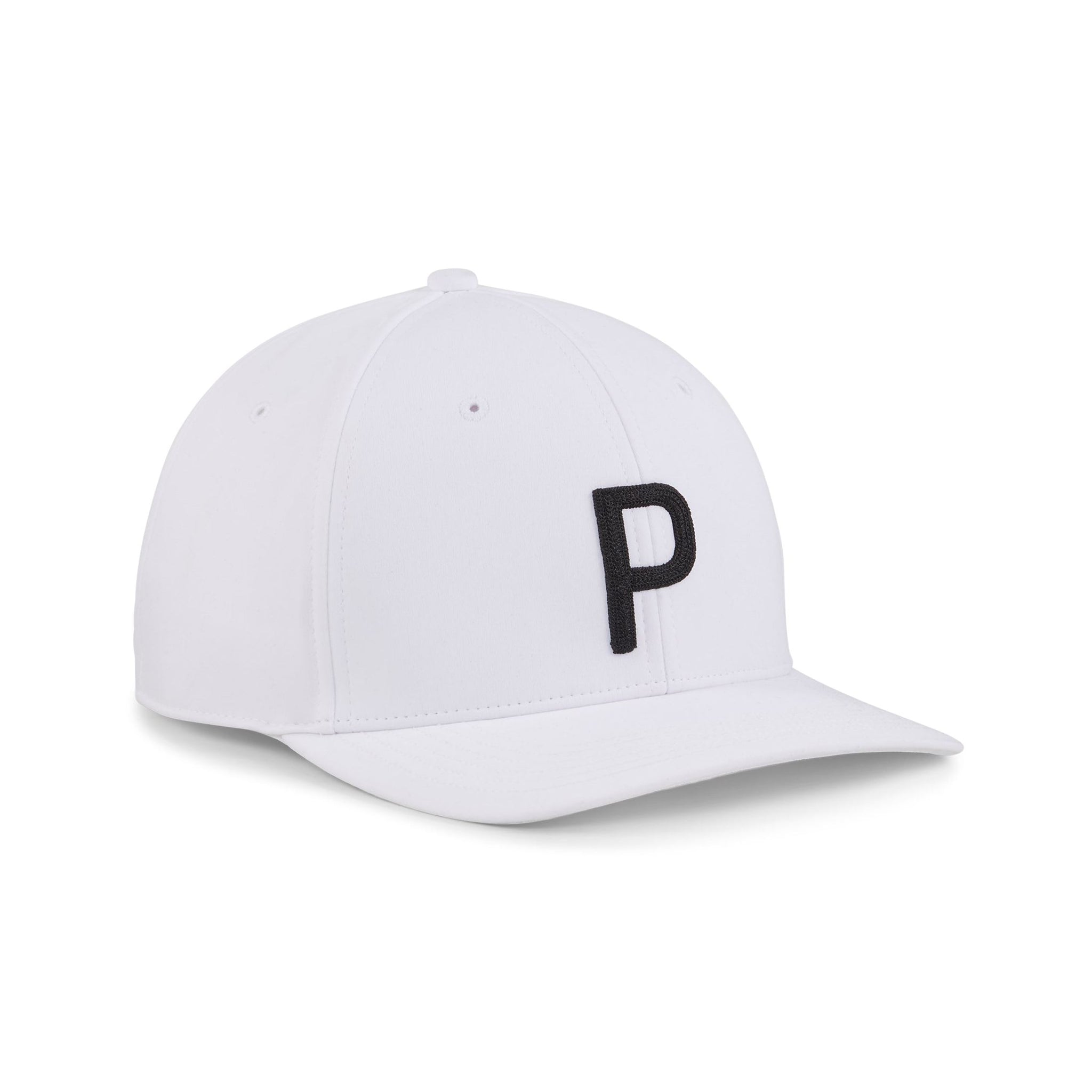 Puma Golf P Fleece Lined Snapback Cap White Glow 03