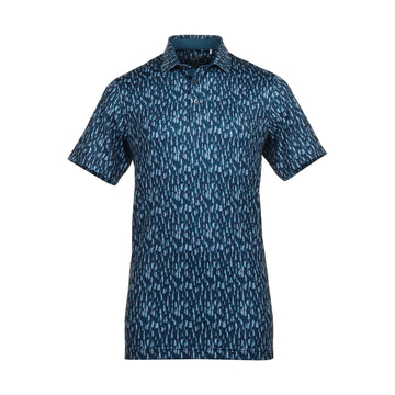 Puma Golf Pines Polo Shirt Deep Navy/Ocean Tropic 02