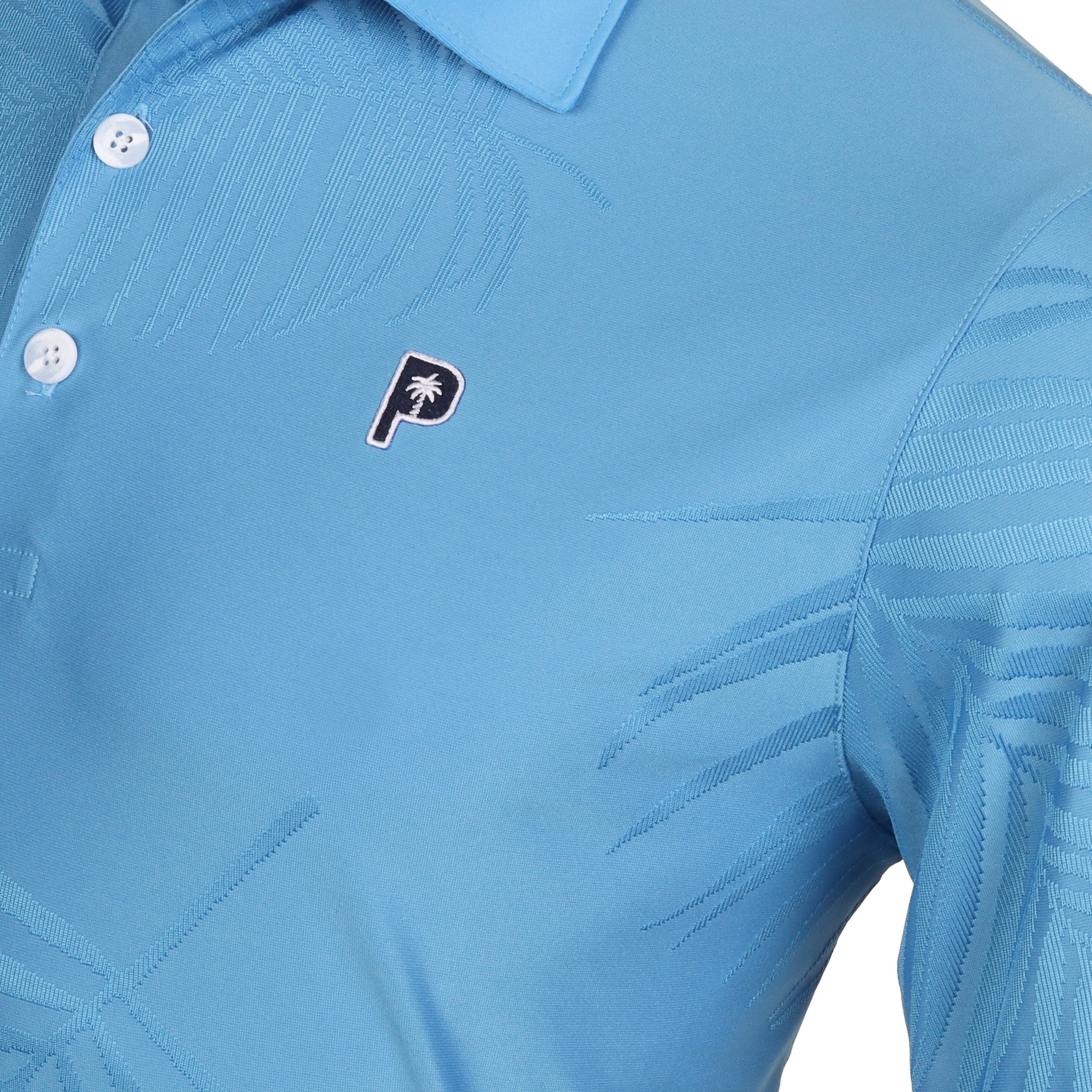 Puma Golf x PTC Jacquard Shirt Regal Blue 02