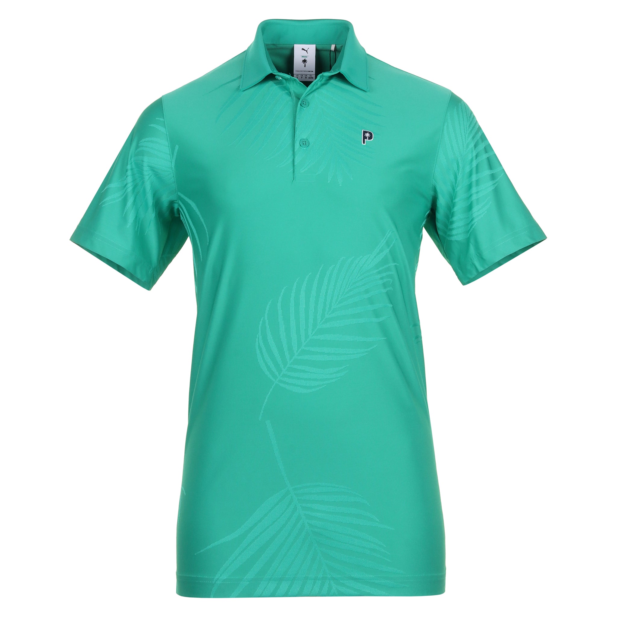 Puma Golf x PTC Jacquard Shirt Sparkling Green 03