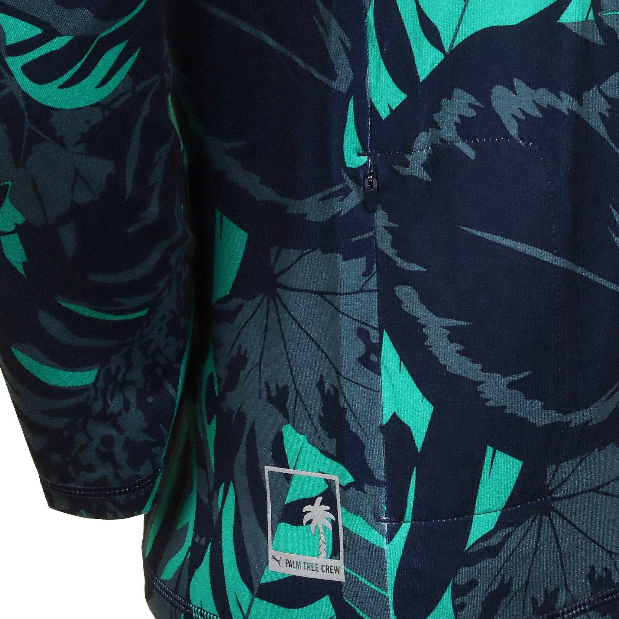 Puma Golf x PTC Palm Glitch Hoodie Deep Navy/Sparkling Green 01