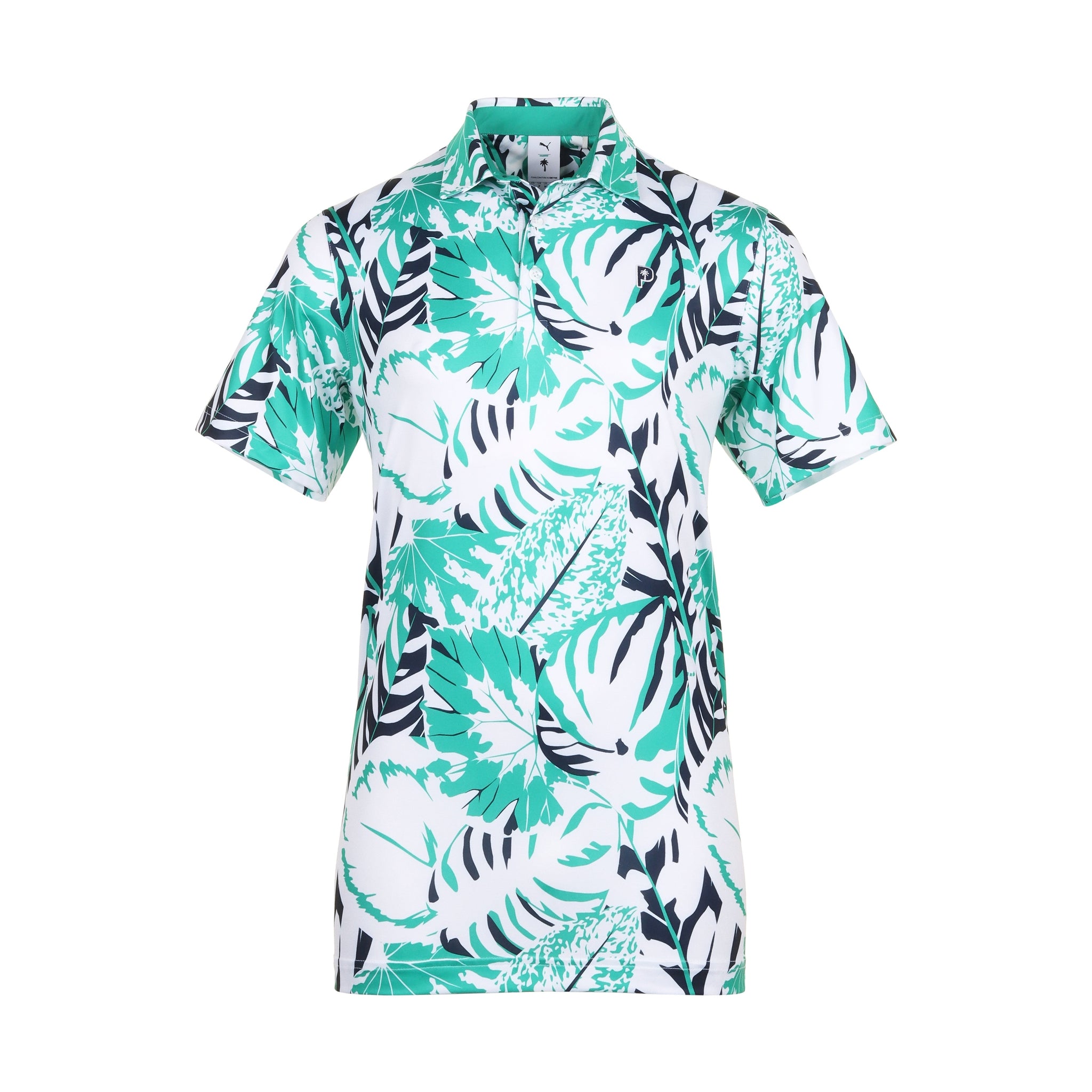 Puma Golf x PTC Palm Glitch Shirt Sparkling Green/Fresh Mint 02