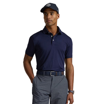 RLX Ralph Lauren Airflow Performance Polo Shirt Refined Navy 002