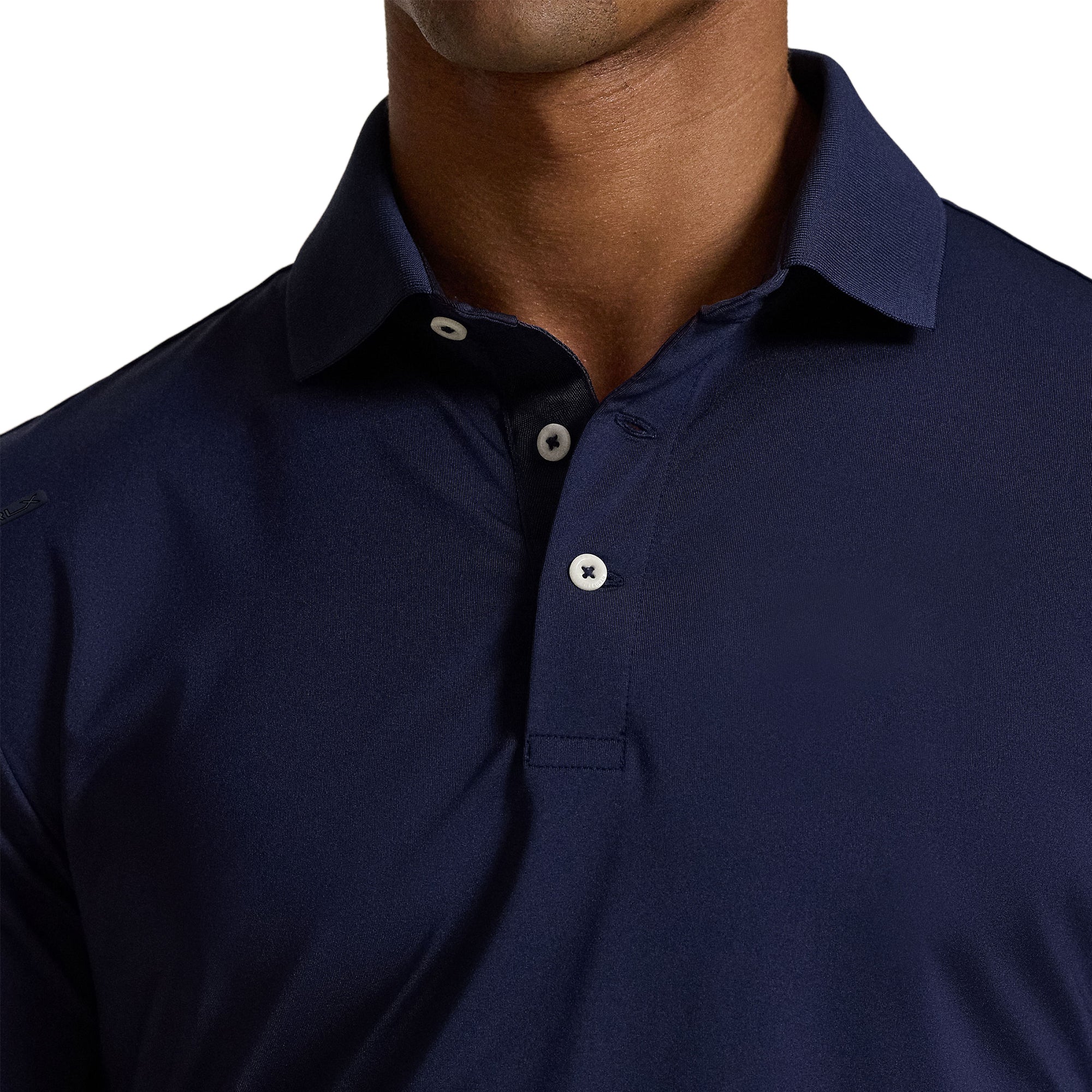 RLX Ralph Lauren Airflow Performance Polo Shirt Refined Navy 002