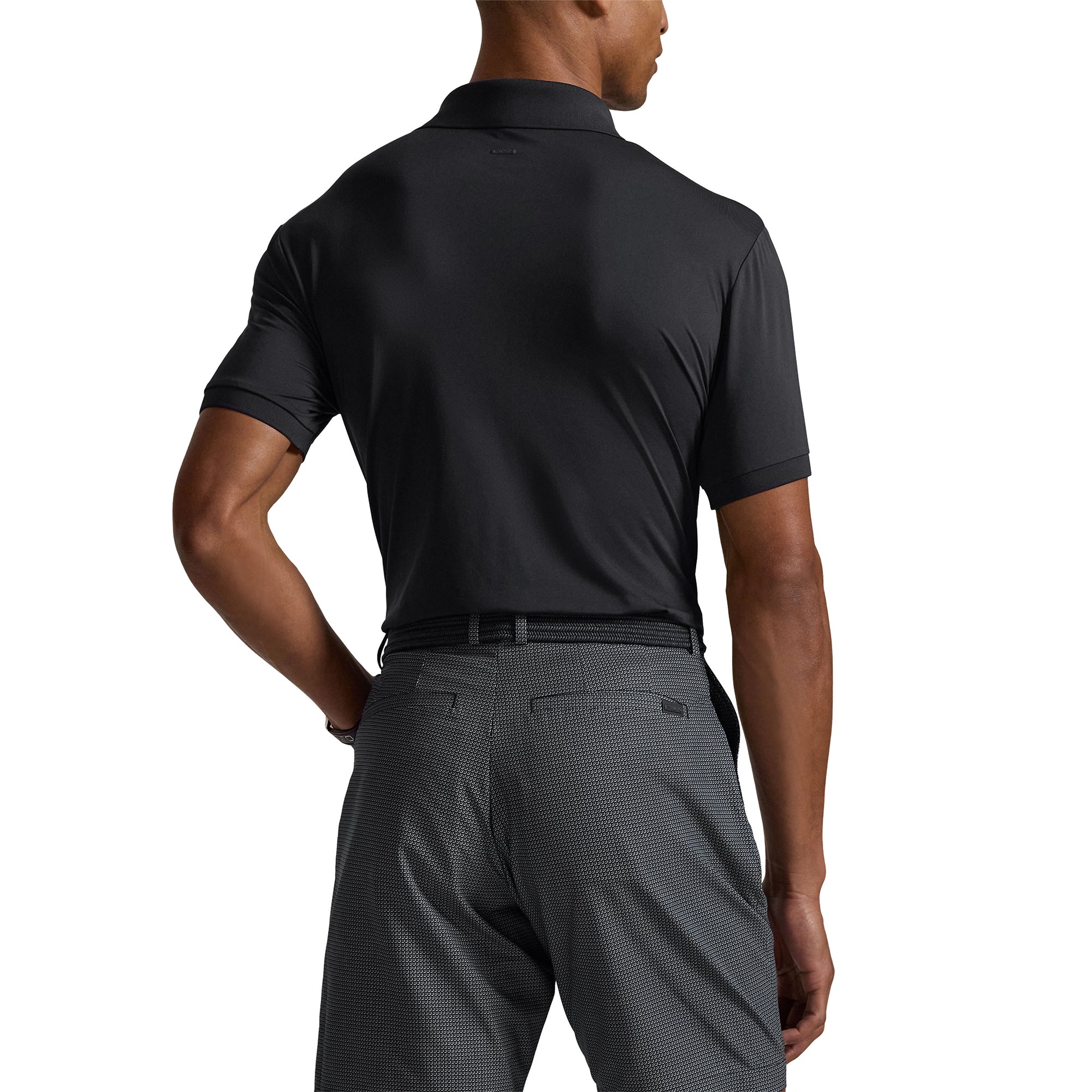 RLX Ralph Lauren Airflow Performance Polo Shirt Black 005