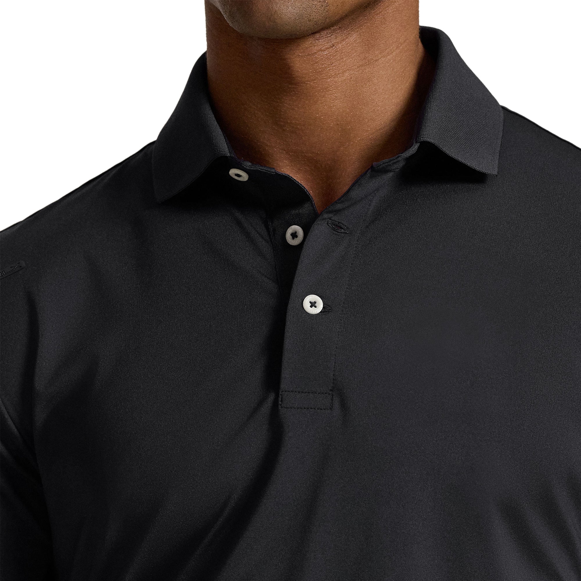 RLX Ralph Lauren Airflow Performance Polo Shirt Black 005