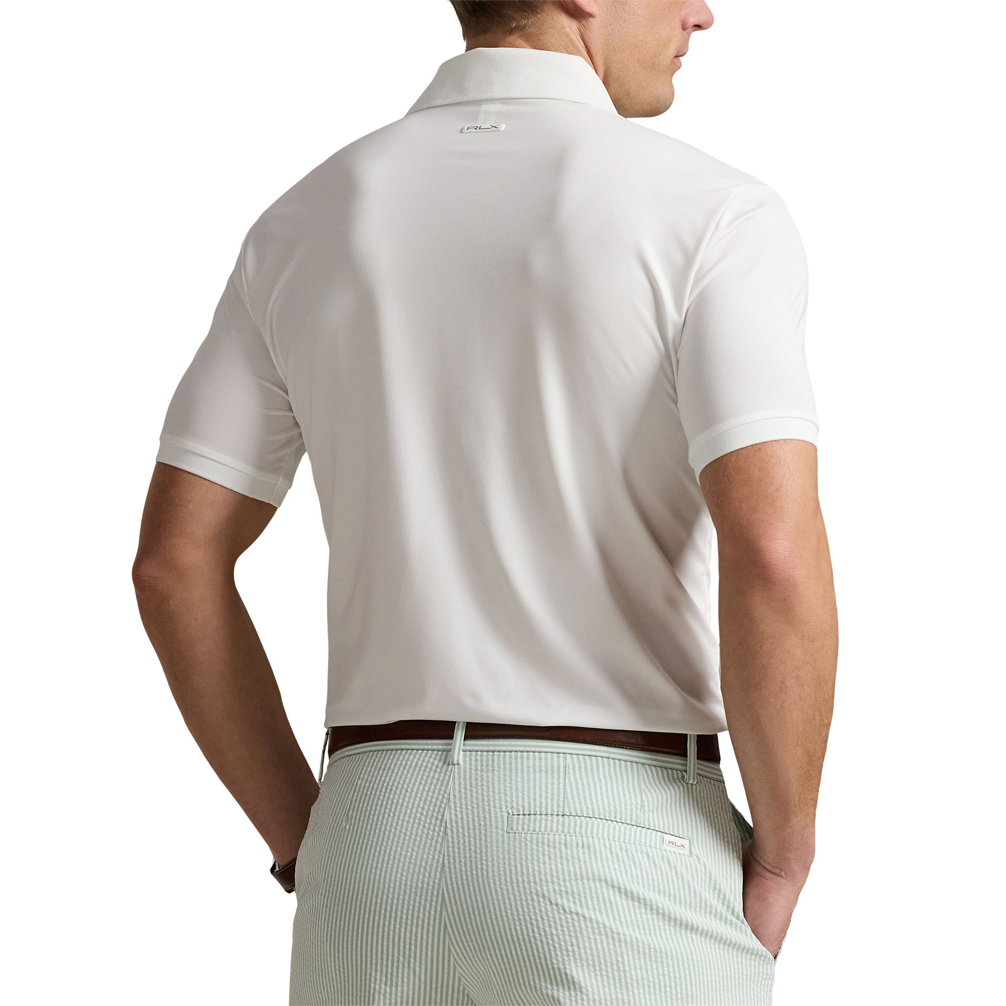 RLX Ralph Lauren Airflow Performance Polo Shirt Ceramic White 004