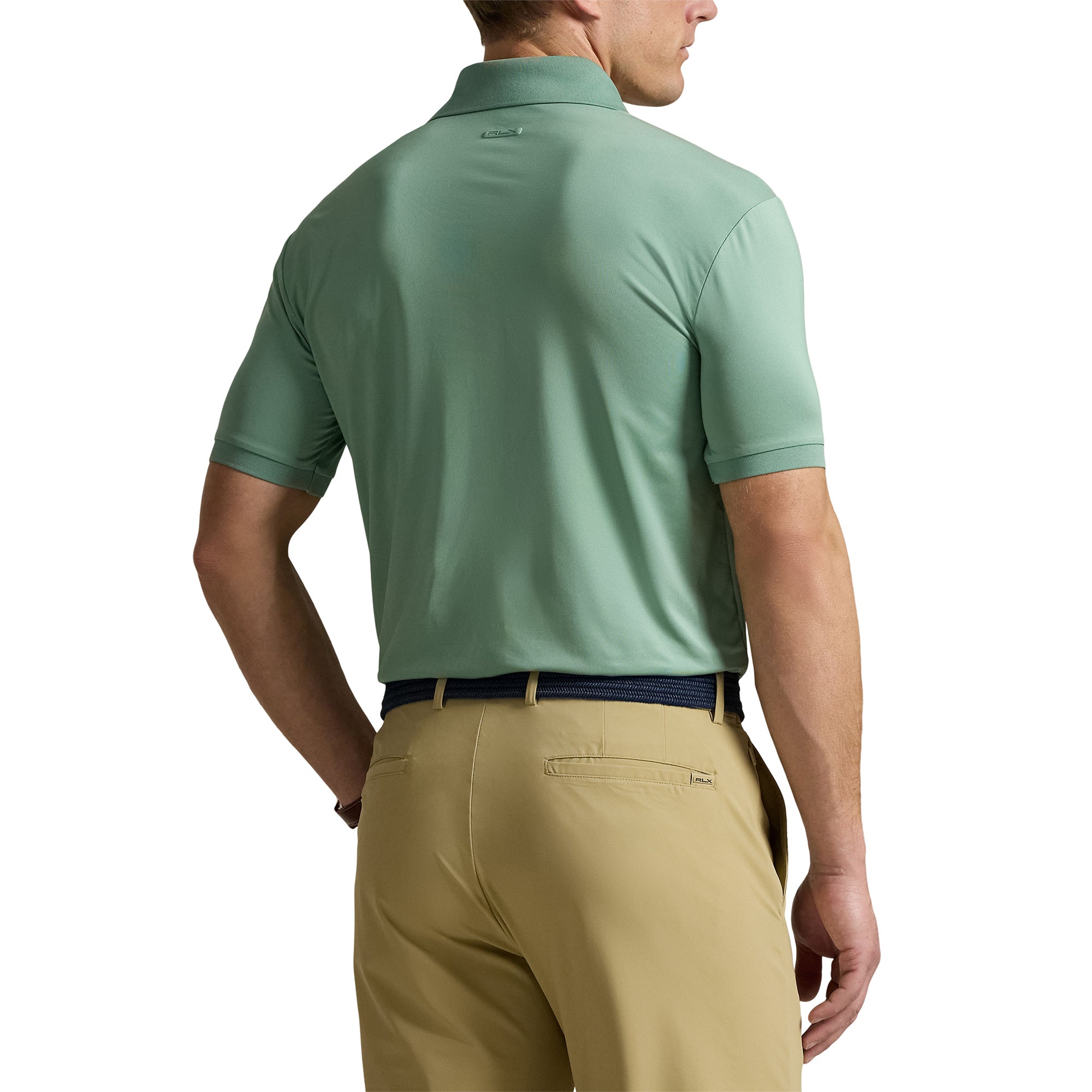 RLX Ralph Lauren Airflow Performance Polo Shirt Faded Mint 009