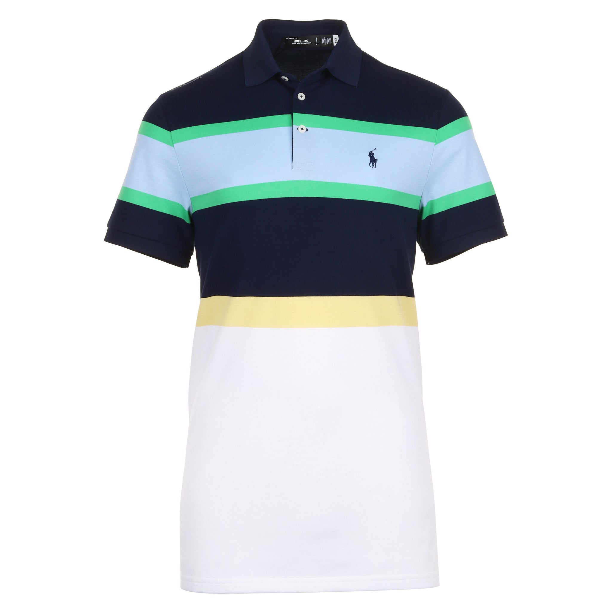 RLX Ralph Lauren Block Stripe Polo Shirt