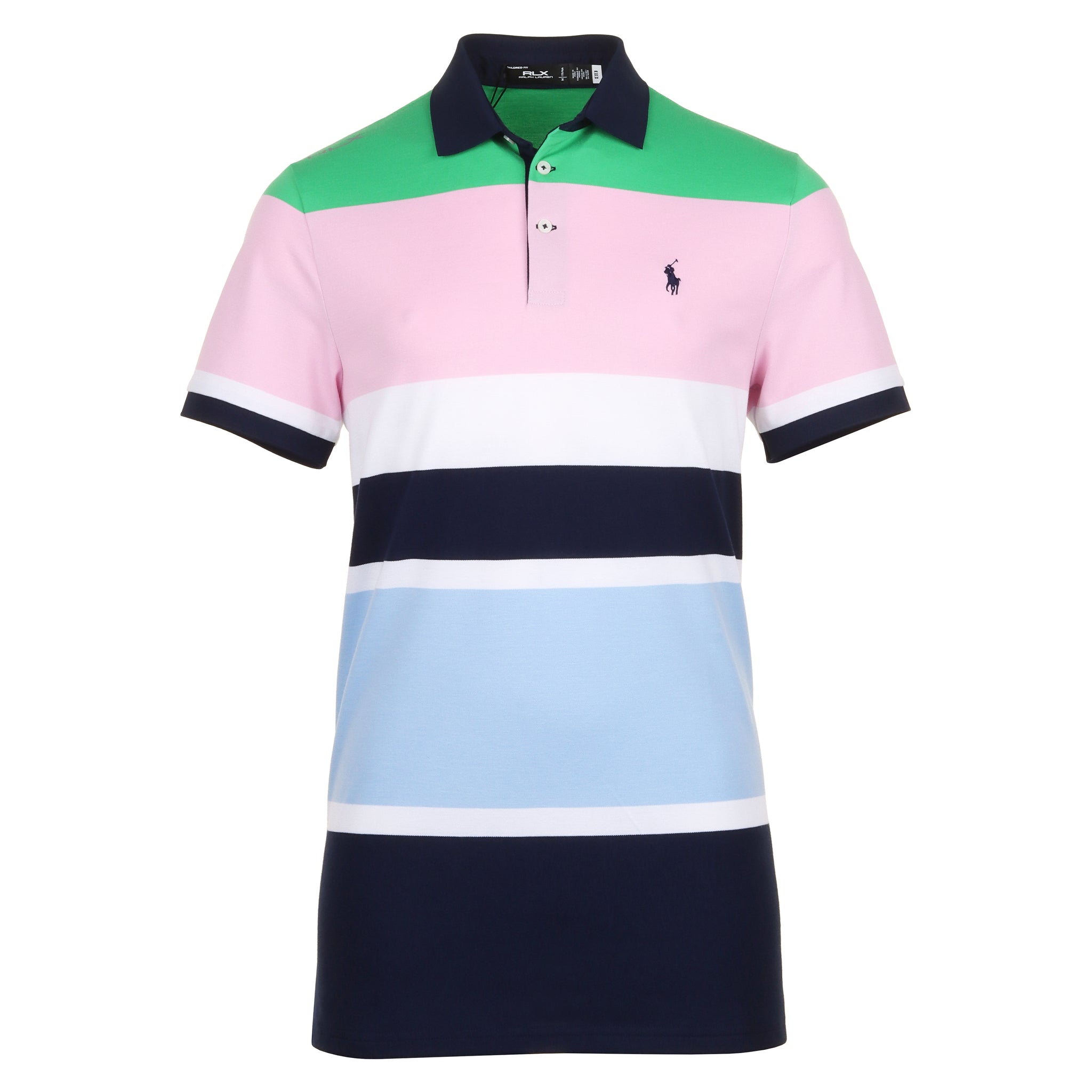 RLX Ralph Lauren Block Stripe Polo Shirt