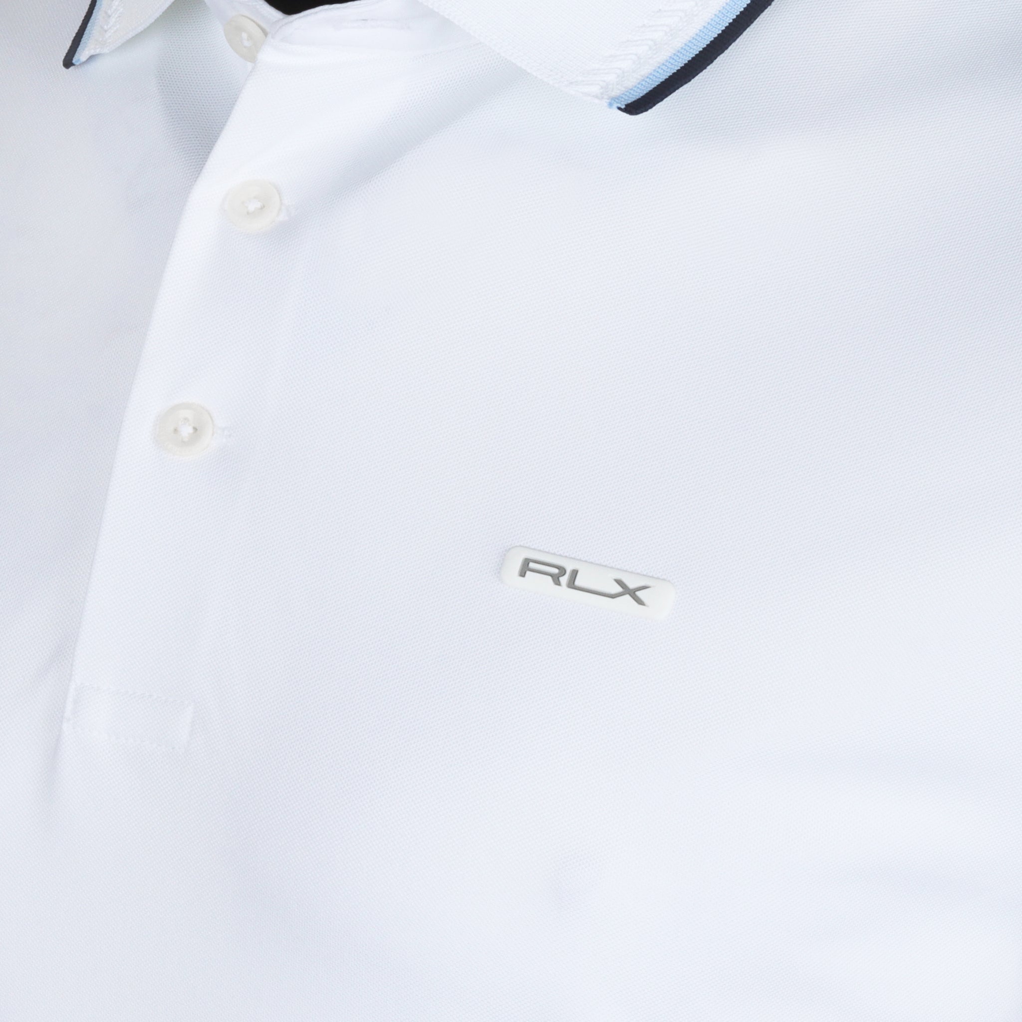 RLX Ralph Lauren Collar Trim Detail Pique Polo Shirt