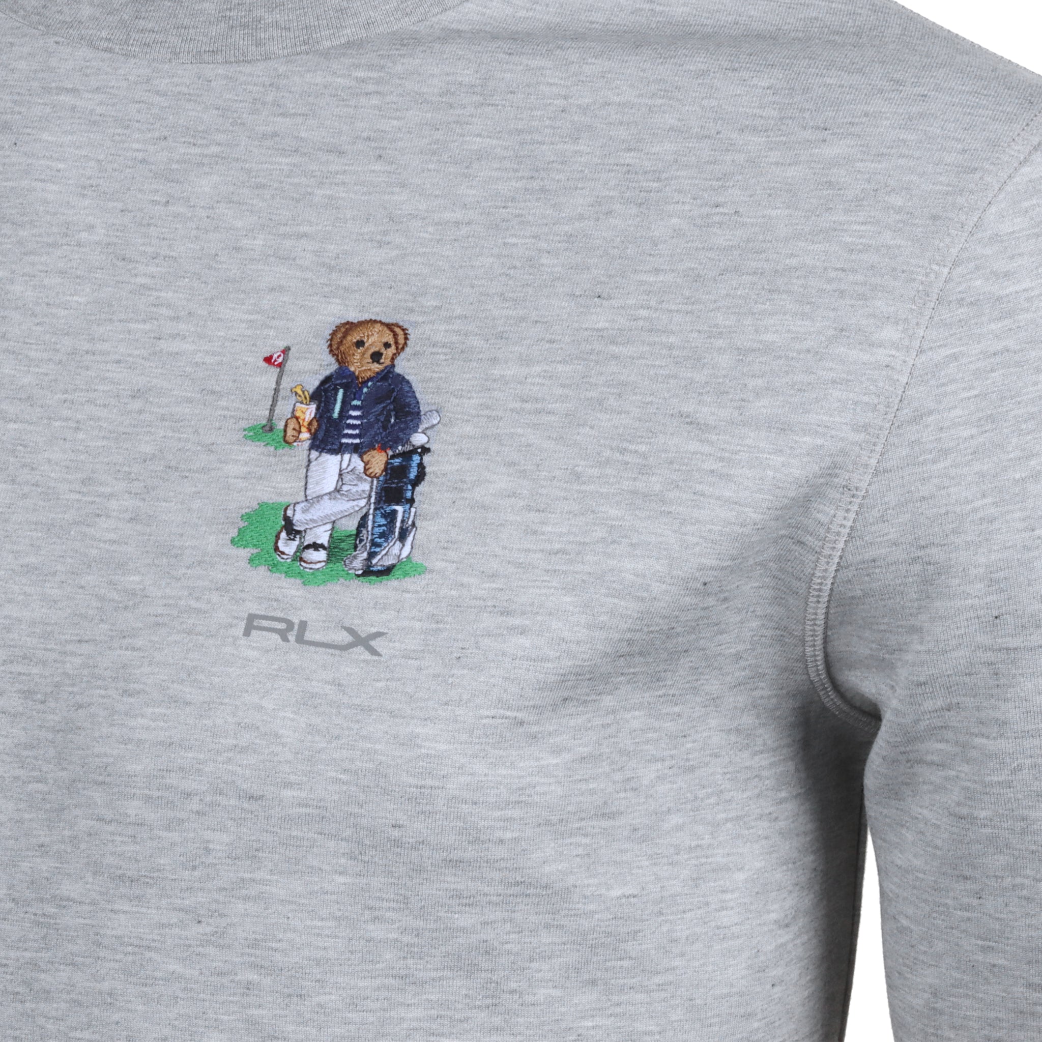 RLX Ralph Lauren Double Knit Bear Crew Neck