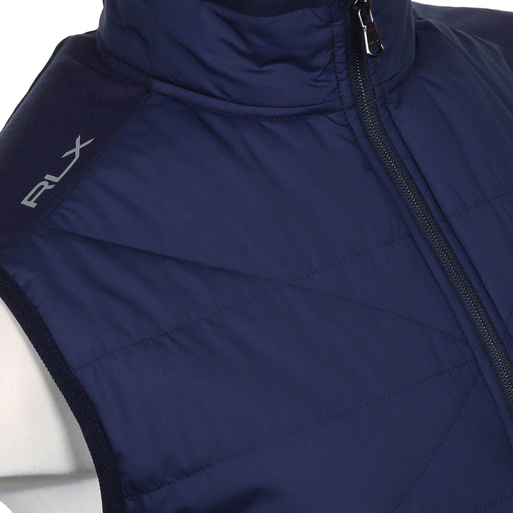 RLX Ralph Lauren Full Zip Hybrid Vest 785931195 Refined Navy 004 ...