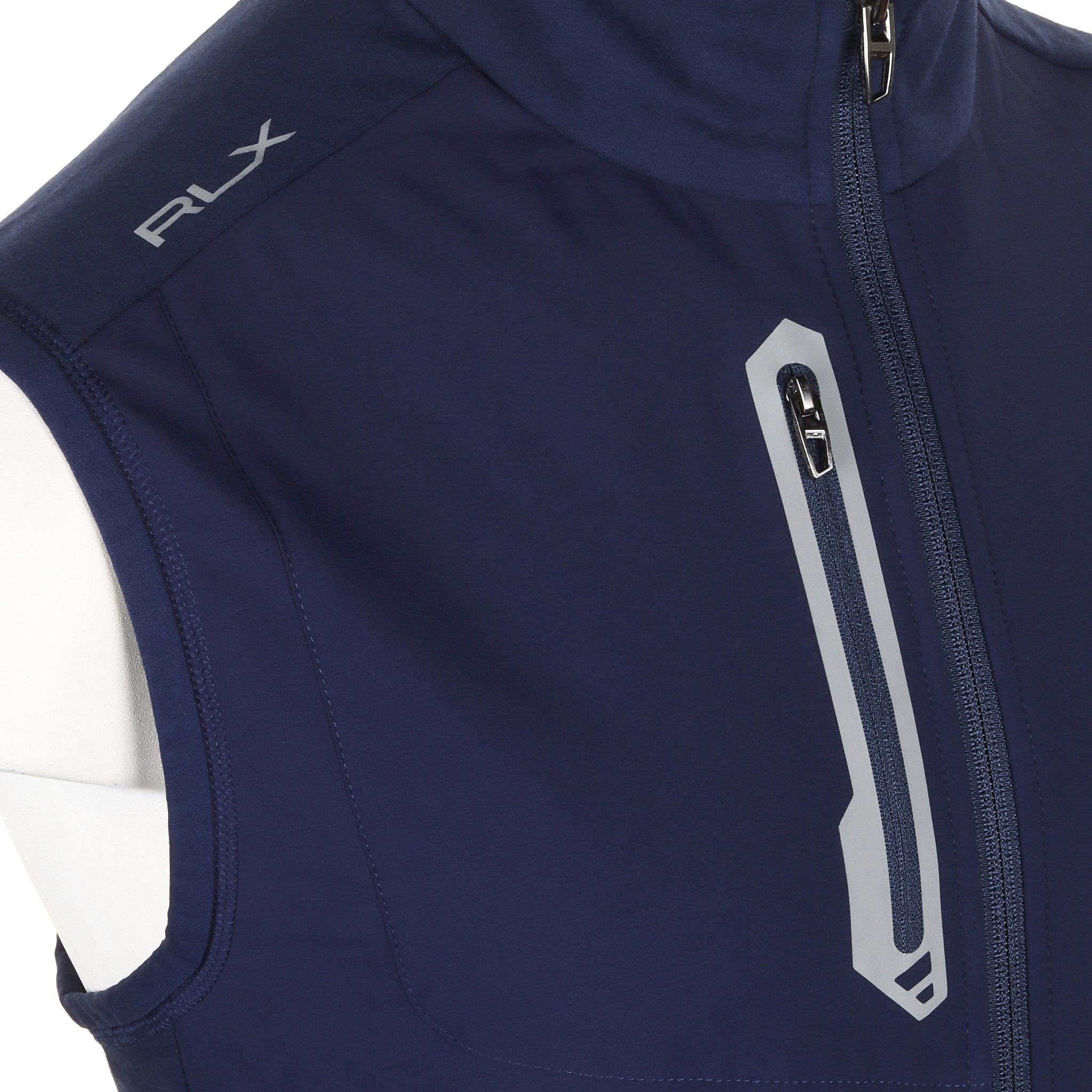 RLX Ralph Lauren Full Zip Vest Refined Navy 005