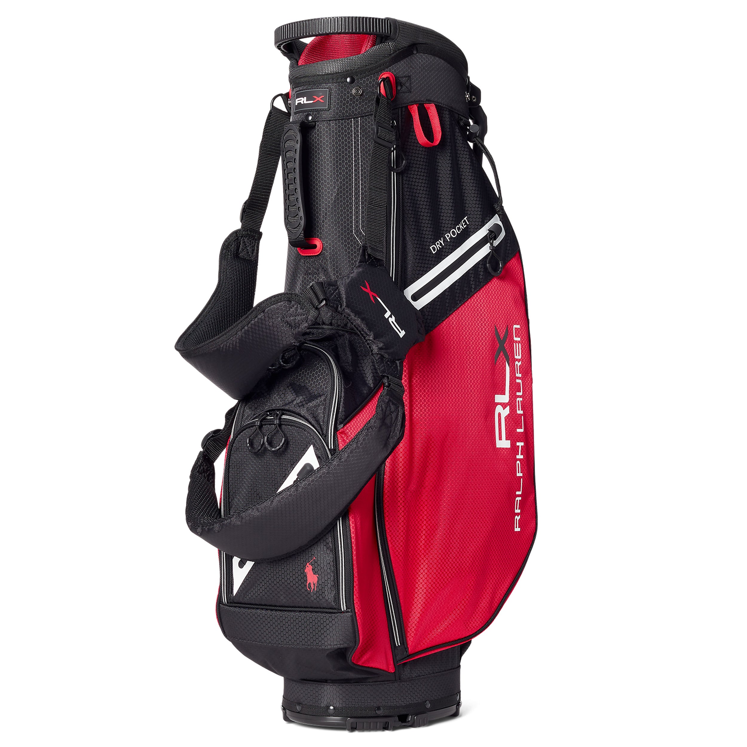 Rlx Ralph Lauren Golf Stand Bag 453908649 Black Red 003 