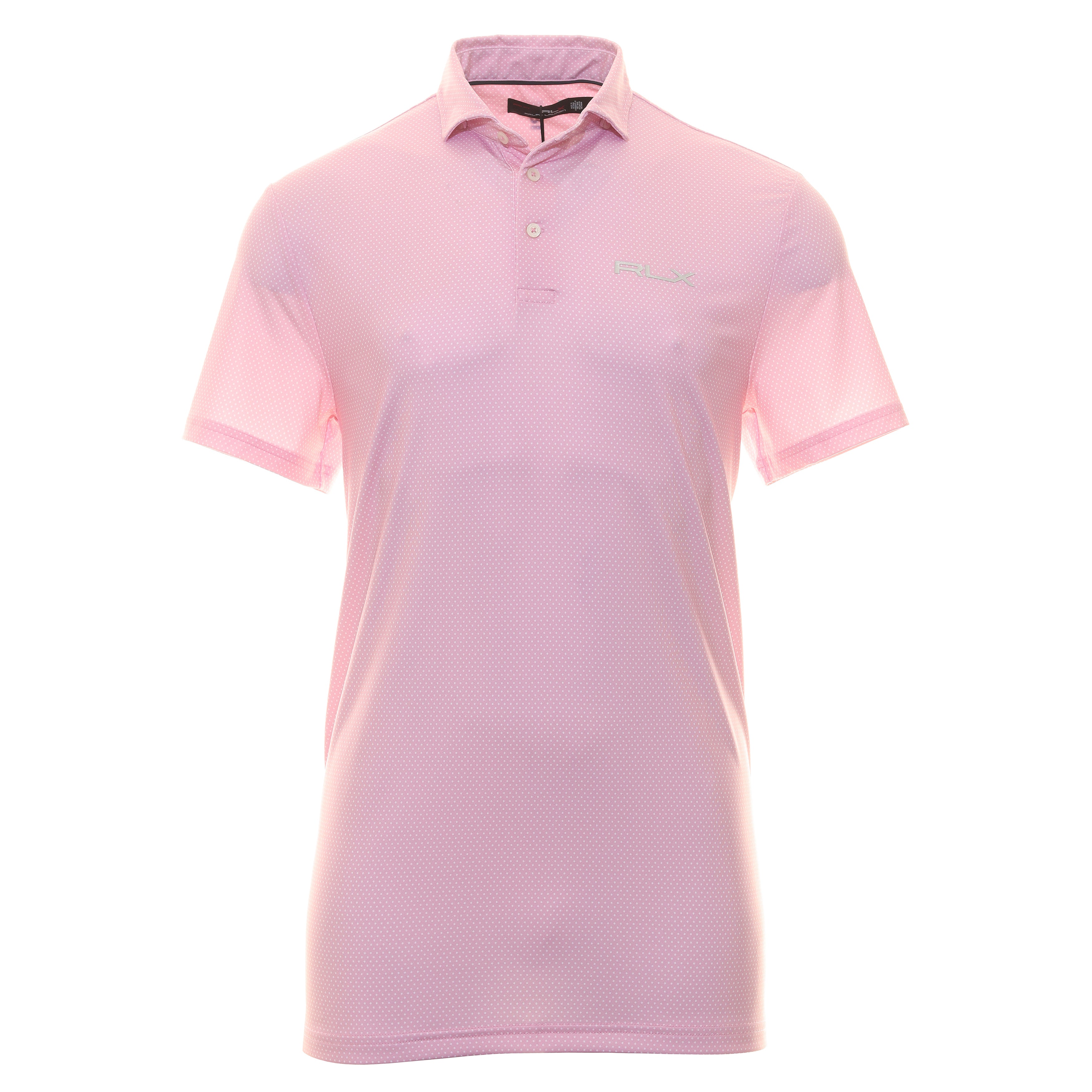 RLX Ralph Lauren Graphic Print Polo Shirt 785918204 Pink Flamingo Pin ...