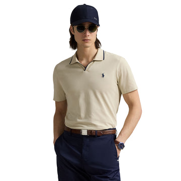 RLX Ralph Lauren Johnny Collar Polo Shirt Basic Sand/Navy 003