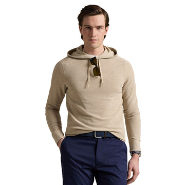 RLX Ralph Lauren Knit Hoodie Sand Heather 002