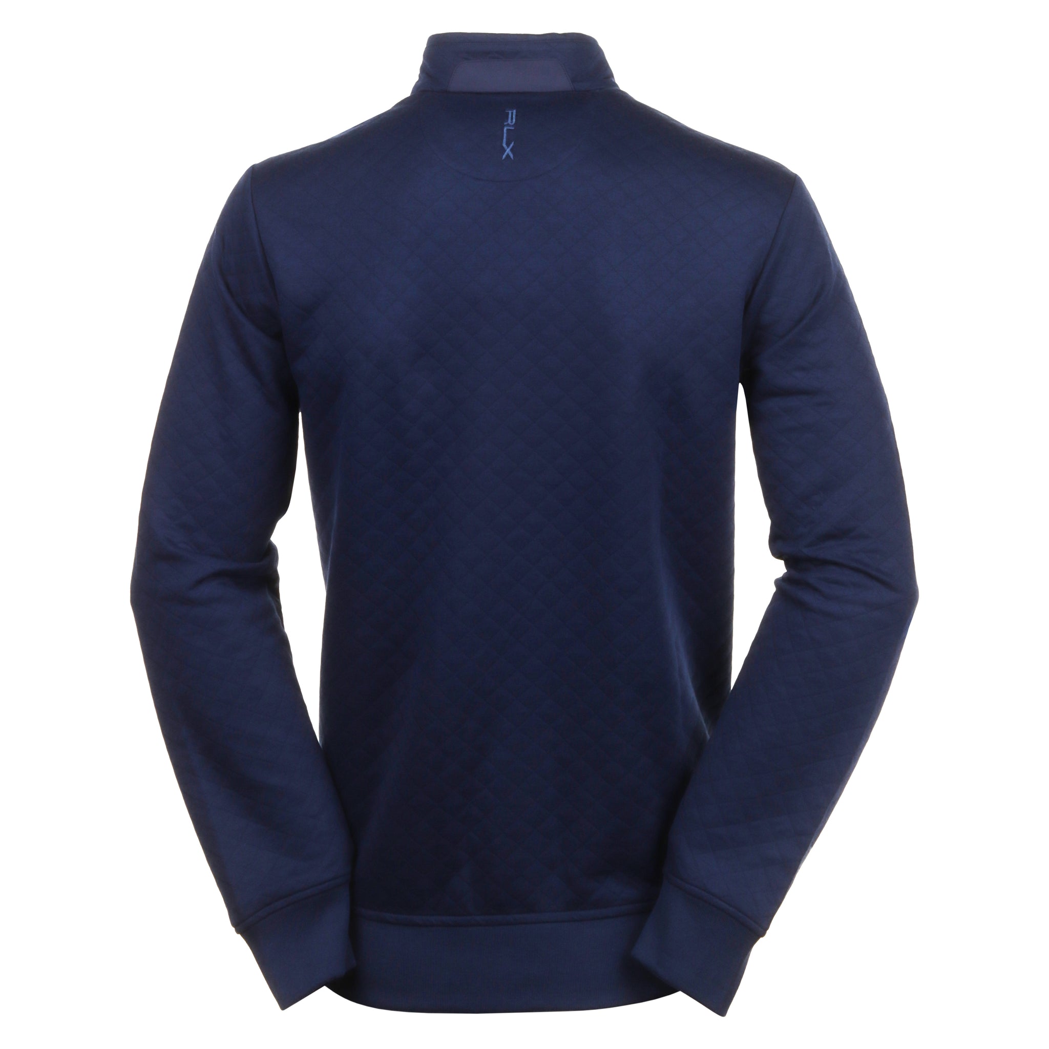 RLX Ralph Lauren Quilted Double Knit Half Zip Refined Navy 002