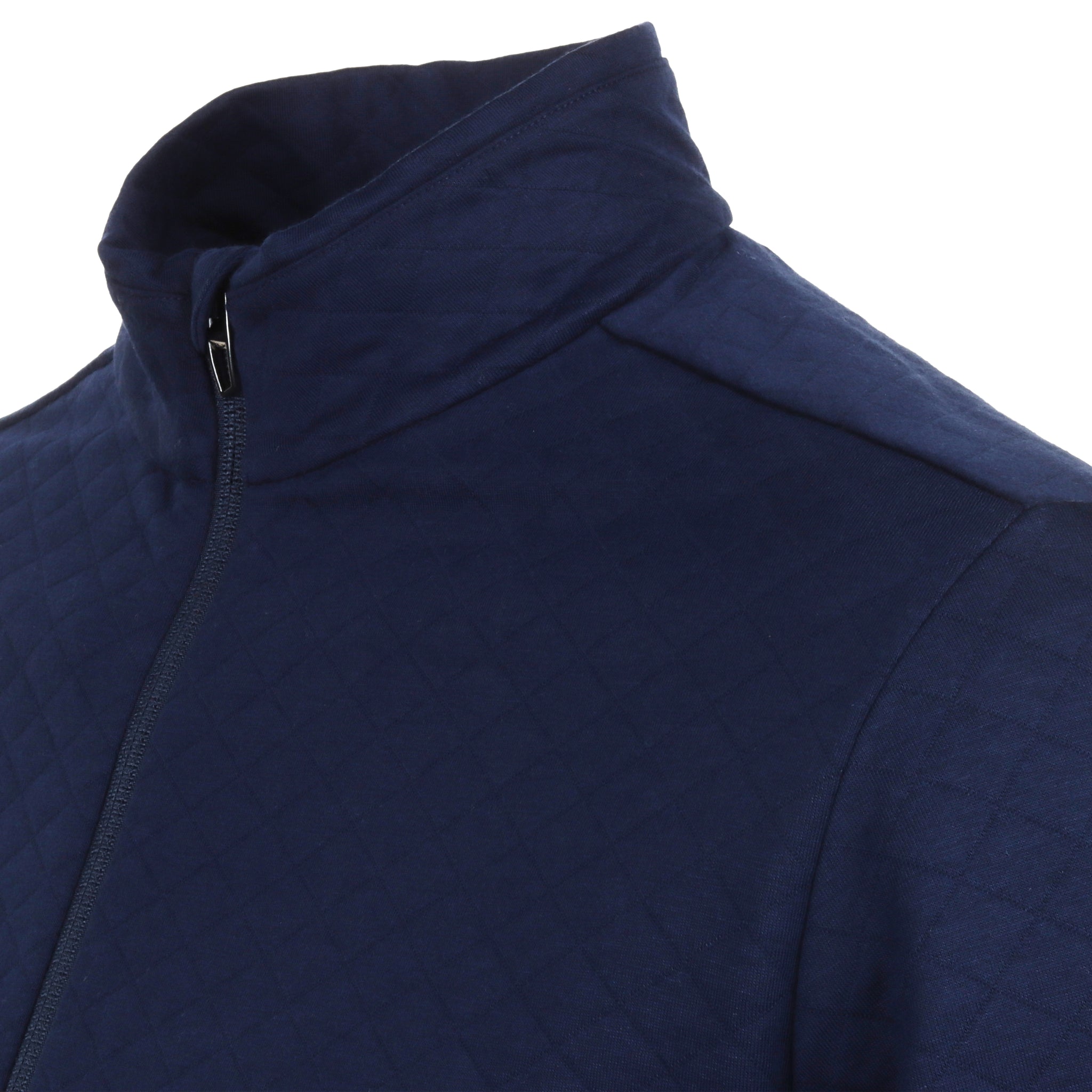 RLX Ralph Lauren Quilted Double Knit Half Zip Refined Navy 002