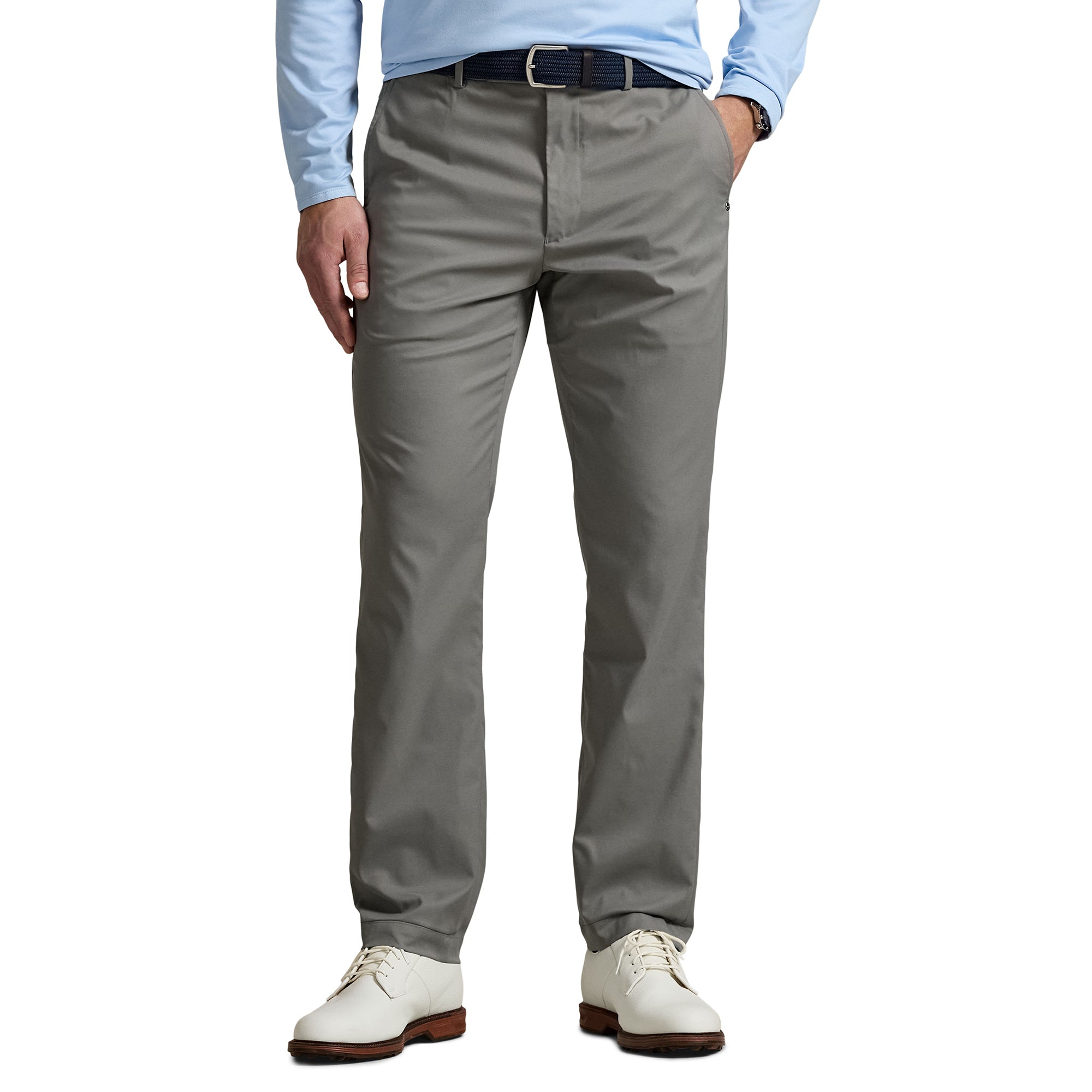 RLX Ralph Lauren Slim Fit Performance Trousers Perfect Grey 009