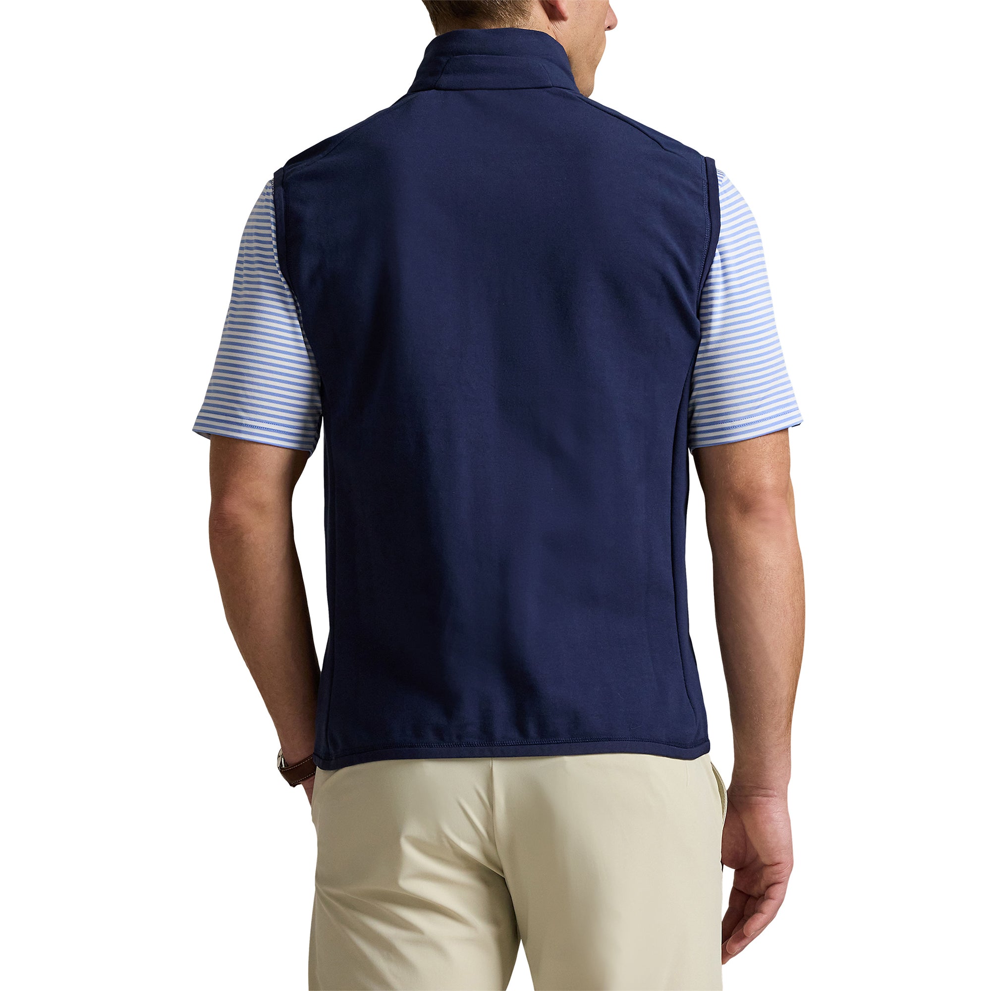 RLX Ralph Lauren Stretch Full Zip Vest Refined Navy 003