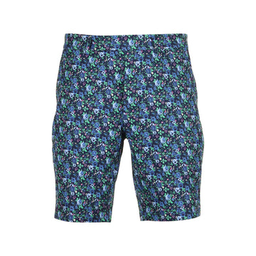 RLX Ralph Lauren Stretch Tailored Fit Shorts Navy Newport Petals 001