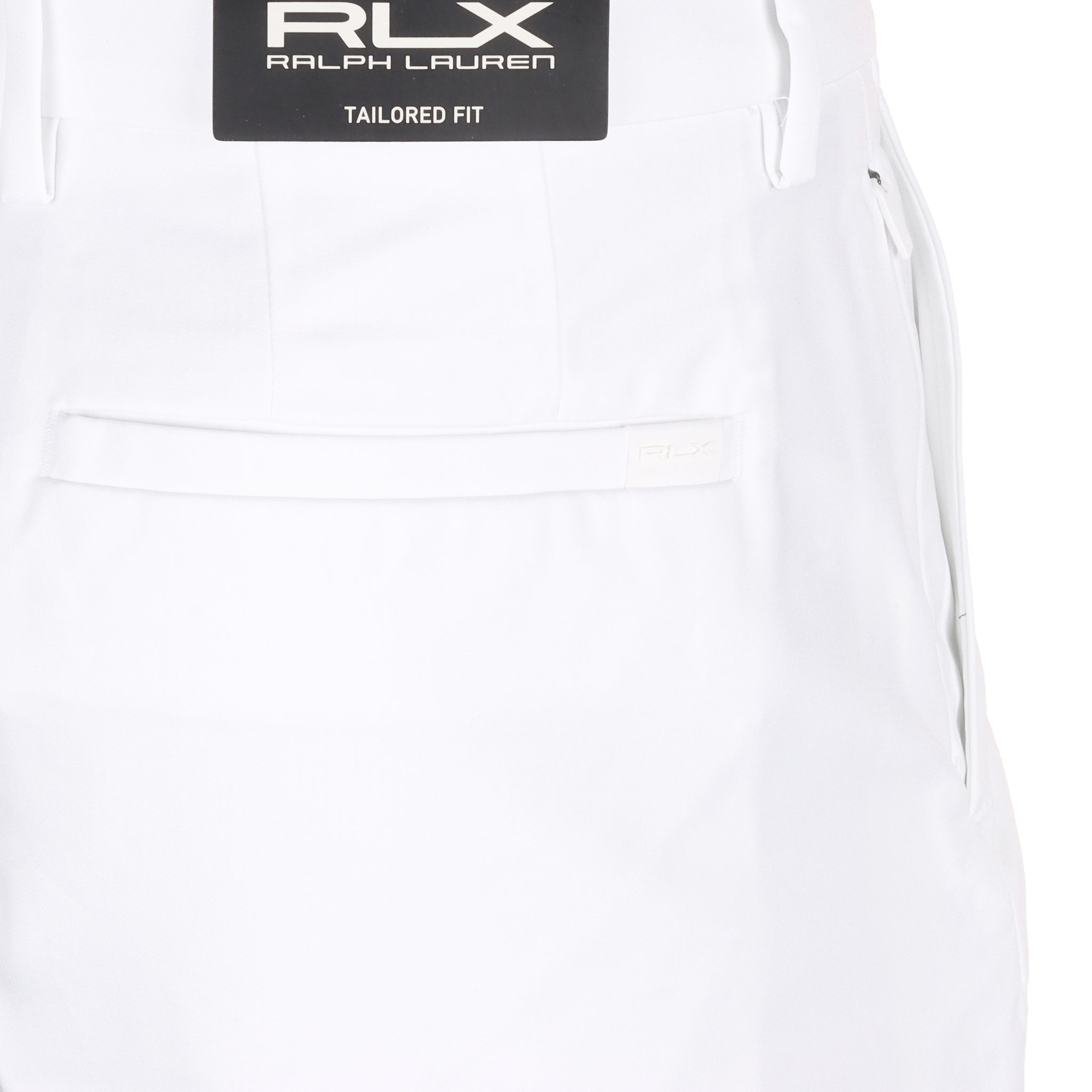 RLX Ralph Lauren Stretch Tailored Fit Shorts Ceramic White 001