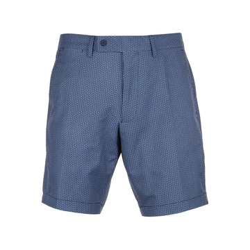 RLX Ralph Lauren Stretch Tailored Fit Shorts Micro Cross Clubs Navy 001