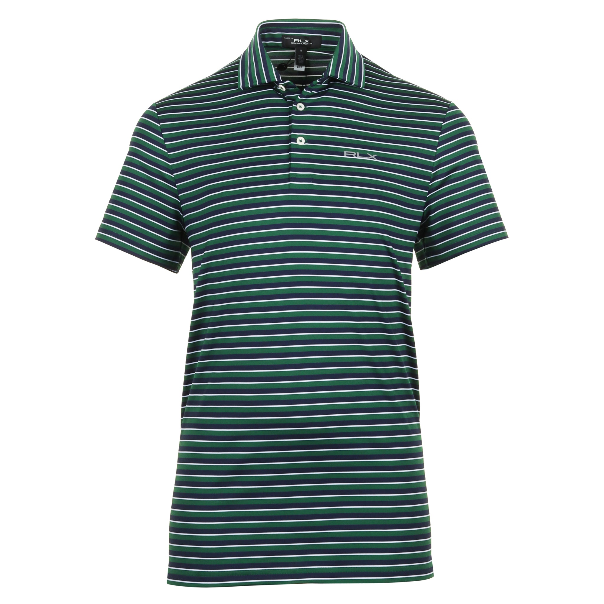 RLX Ralph Lauren Stripe Print Polo Shirt