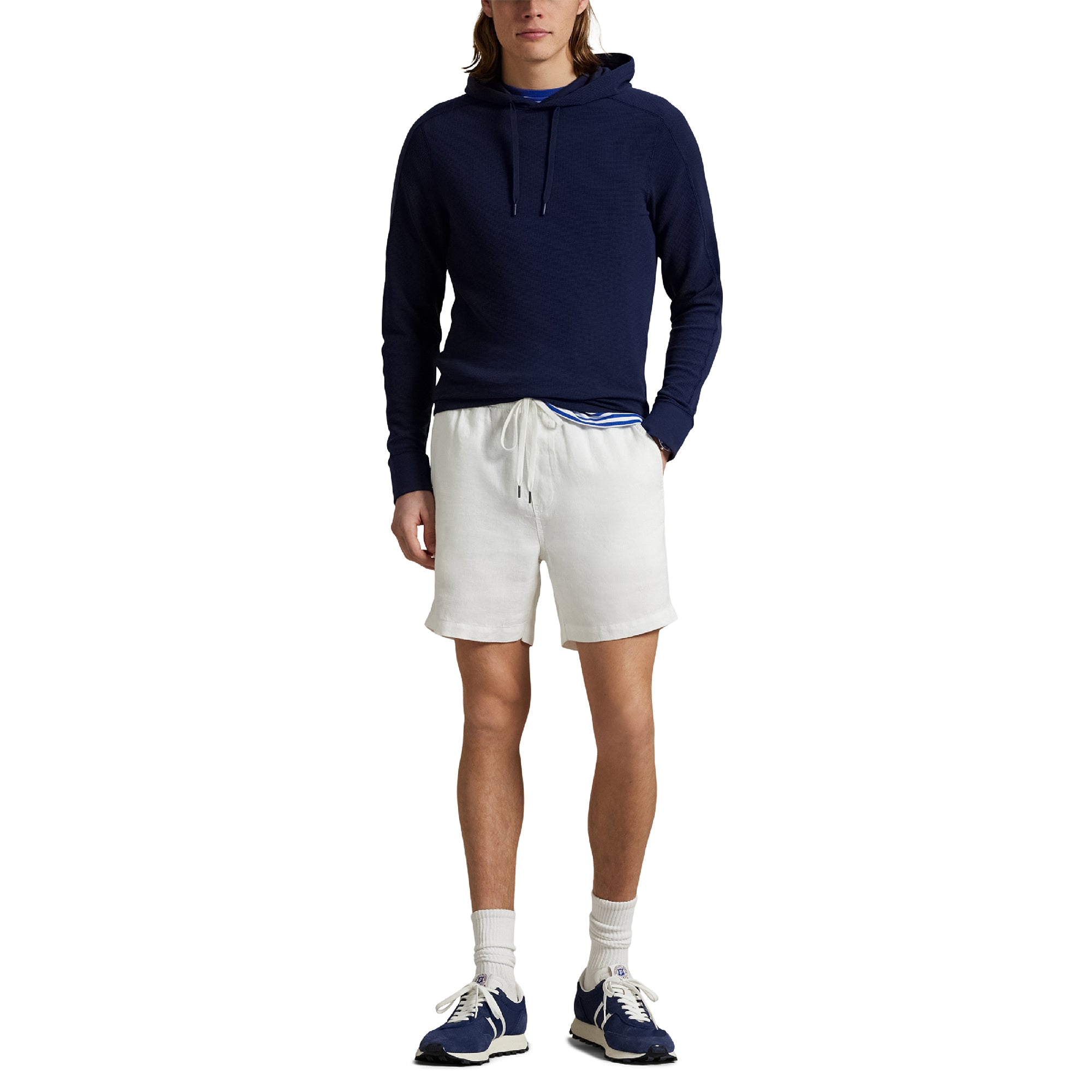 RLX Ralph Lauren Knit Hoodie Refined Navy 001