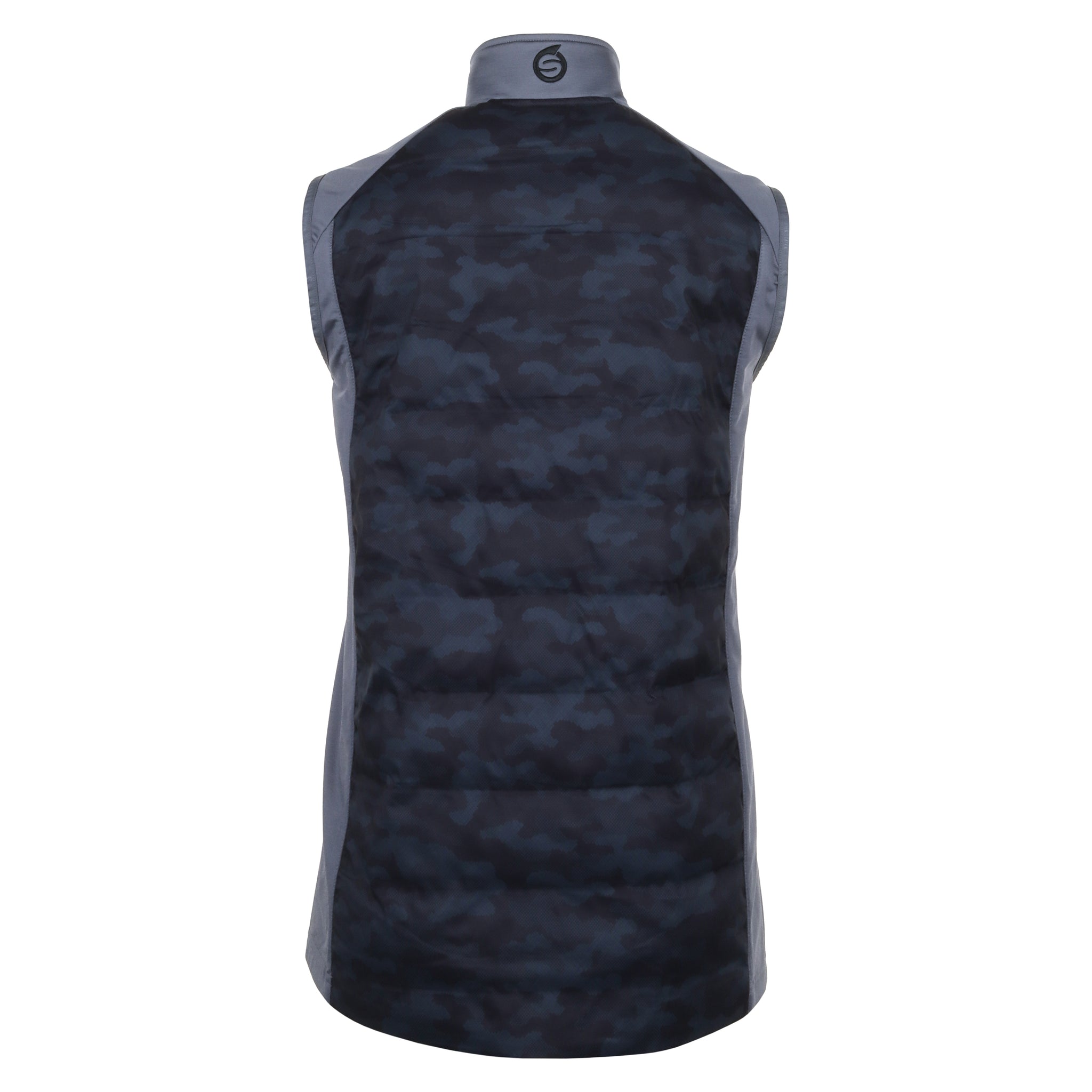 Sunderland Golf Andorra Padded Gilet Black Camo/Gunmetal