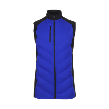 Sunderland Golf Andorra Padded Gilet Electric Blue/Black