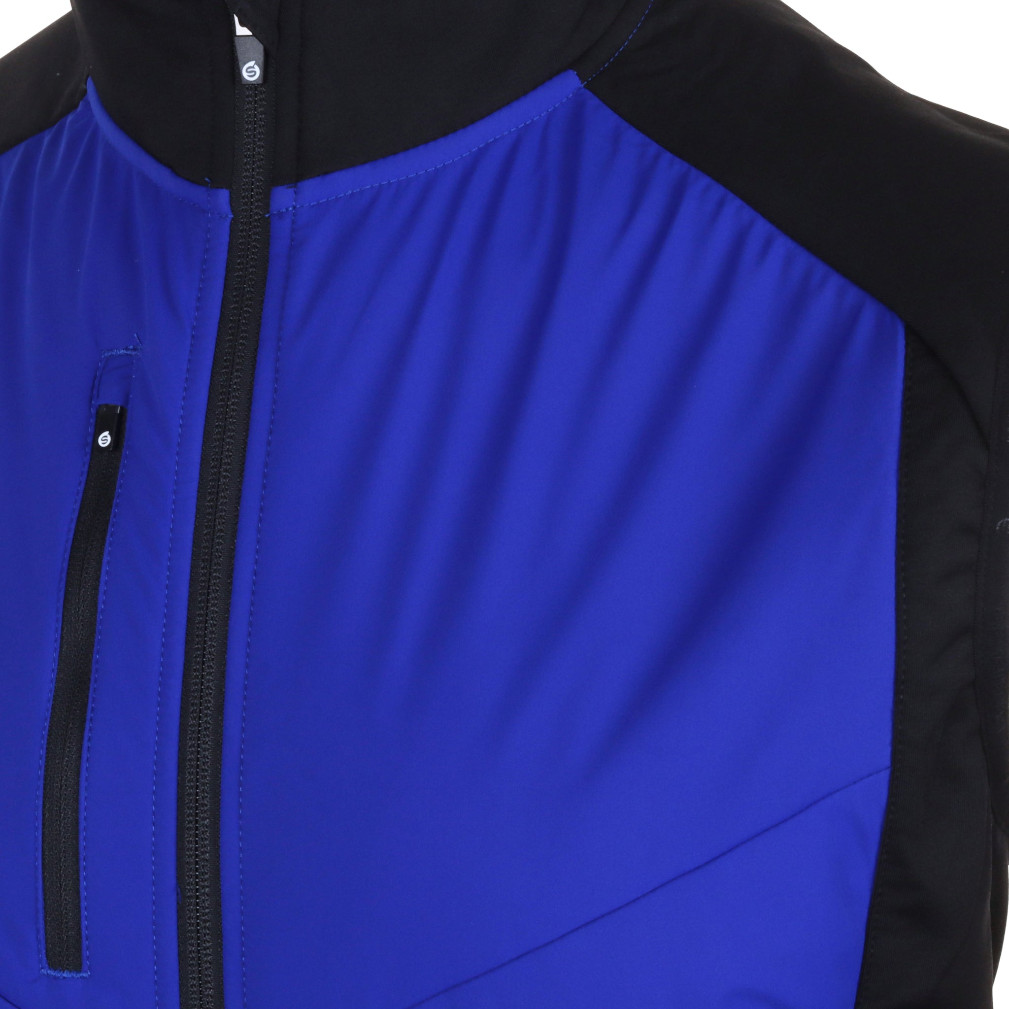 Sunderland Golf Andorra Padded Gilet Electric Blue/Black