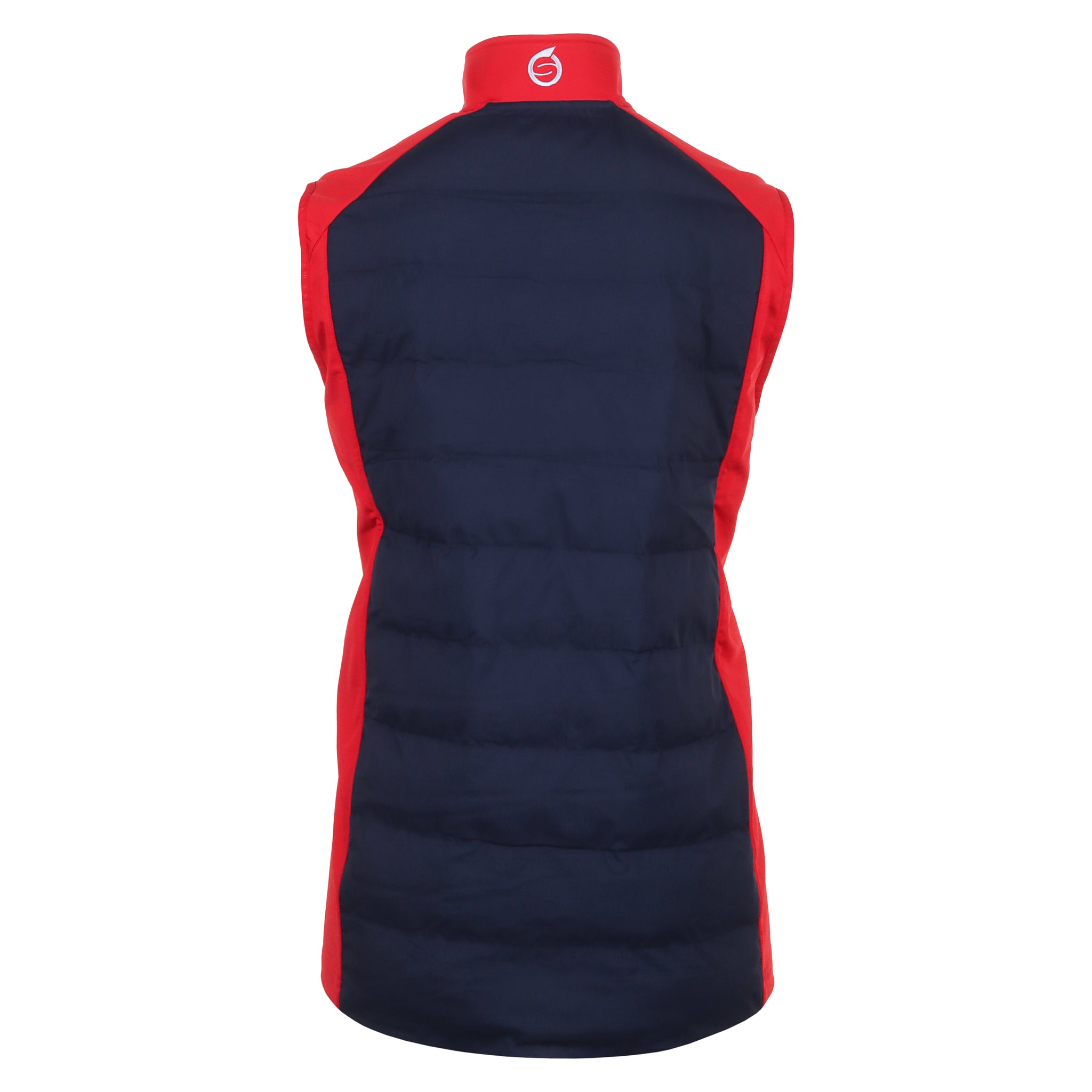 Sunderland Golf Andorra Padded Gilet Navy/Red/Silver