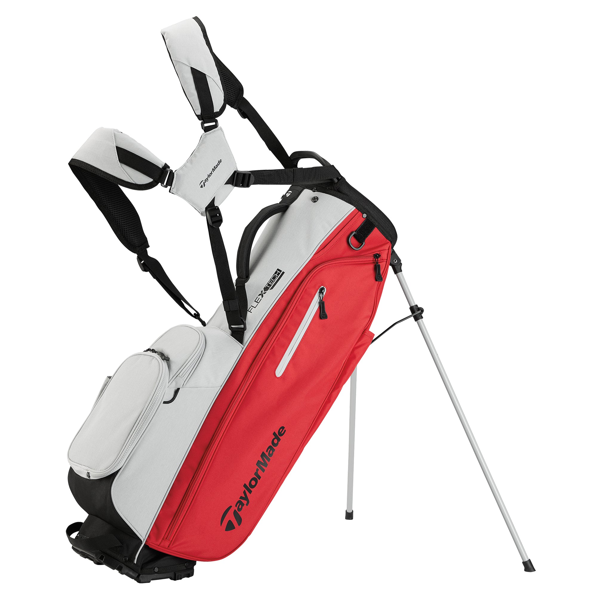 TaylorMade FlexTech Stand Bag N26481 Silver Red | Function18