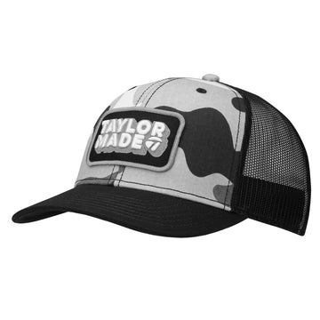 TaylorMade Lifestyle Retro Trucker Cap Grey Camo