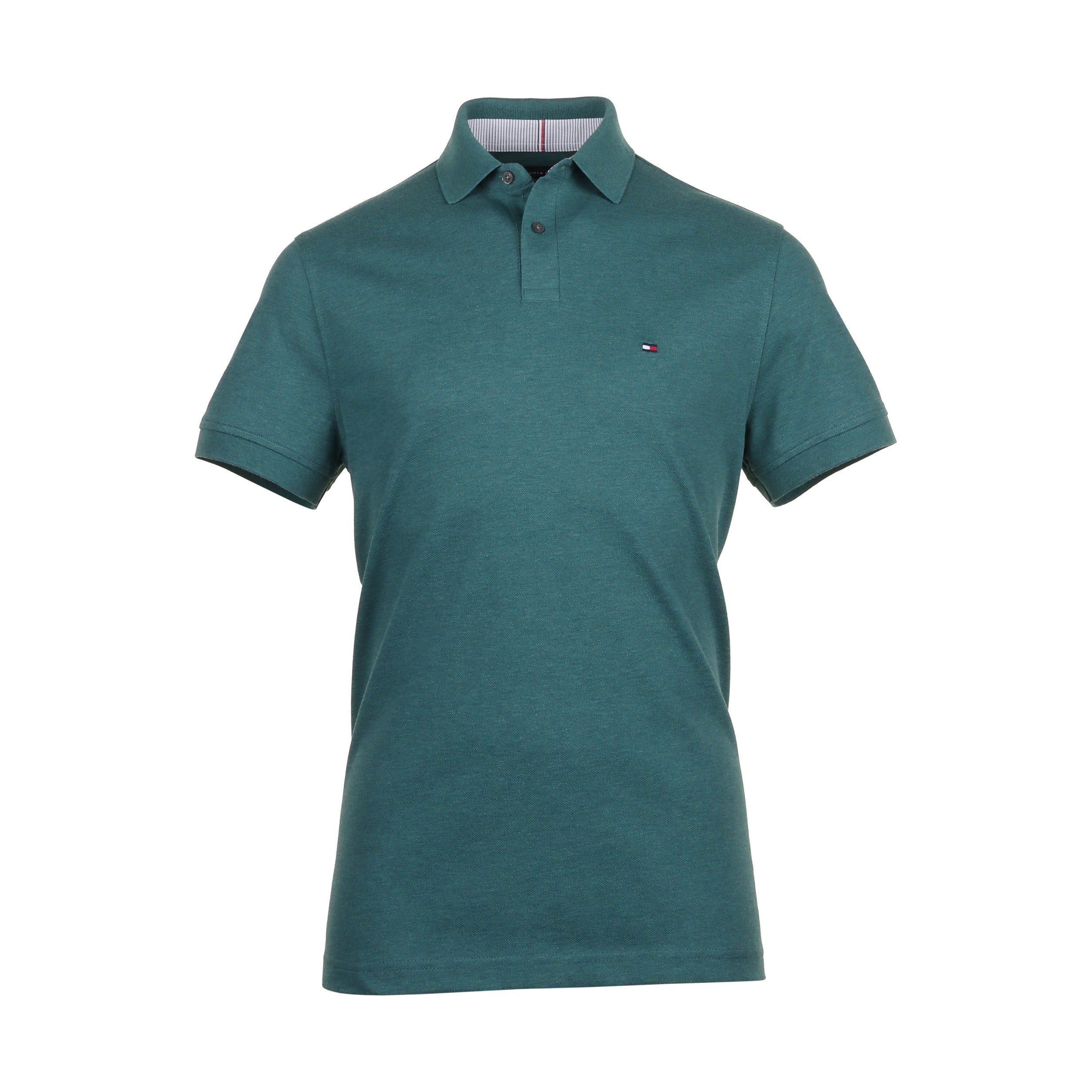 Tommy Hilfiger 1985 Flex Polo Shirt MW0MW17770 Green Heather MRJ ...