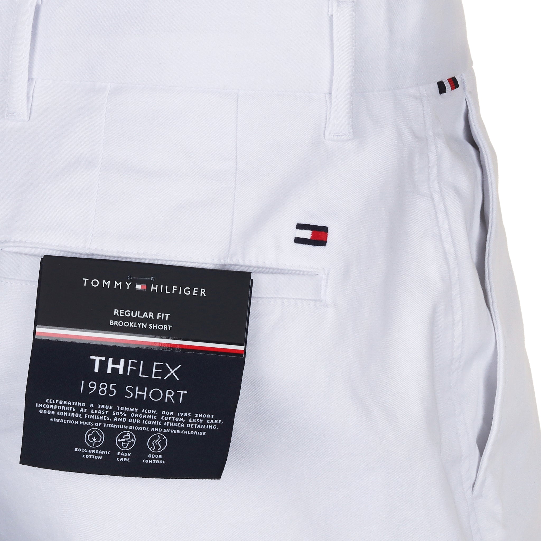 Tommy Hilfiger Brooklyn 1985 Cotton Shorts Optic White YCF