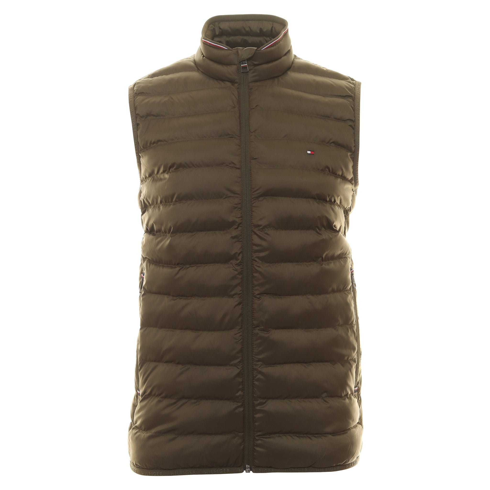 Tommy Hilfiger Packable Recycled Vest MW0MW18762 Army Green RBN ...