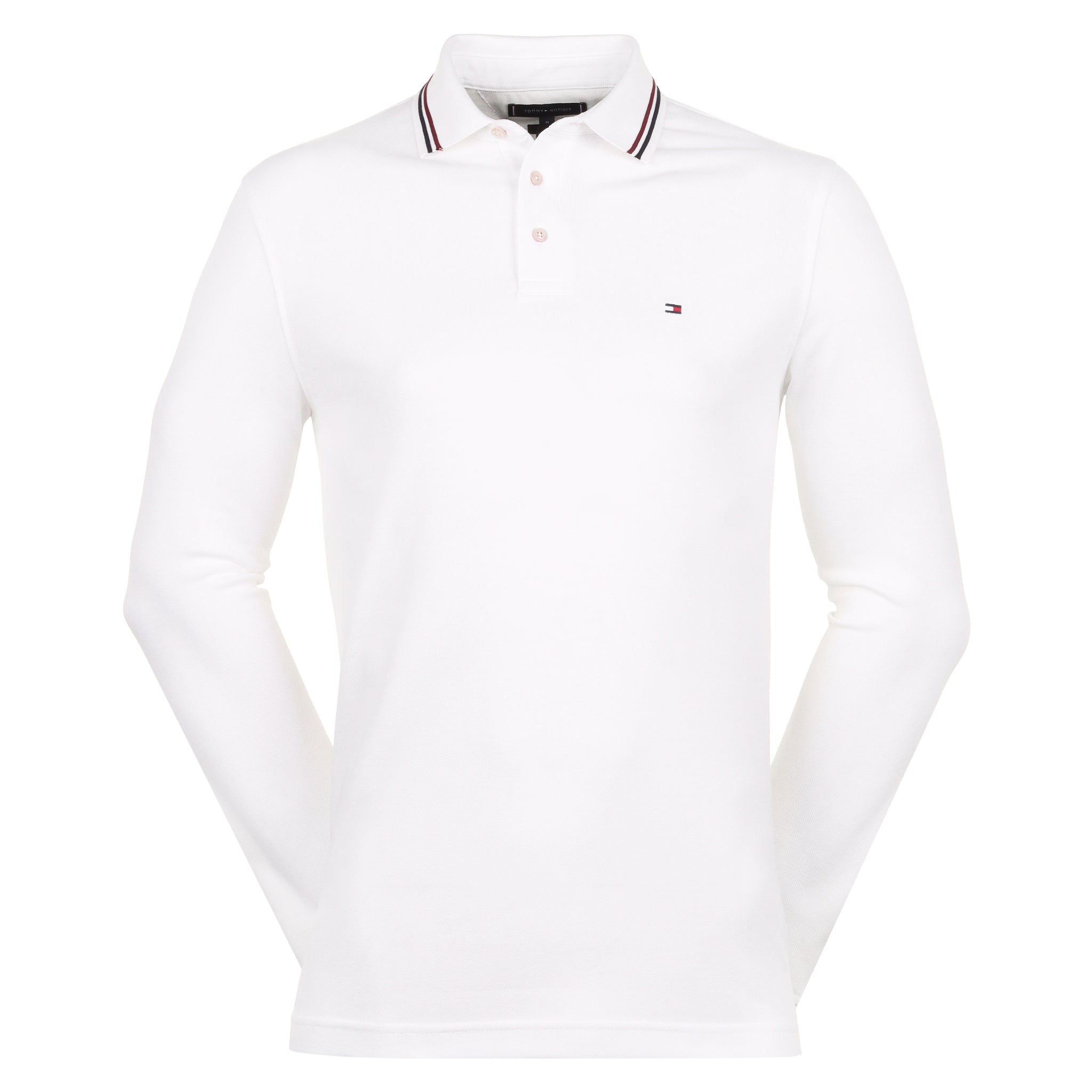 Tommy Hilfiger Tipped Slim Long Sleeve Polo Shirt