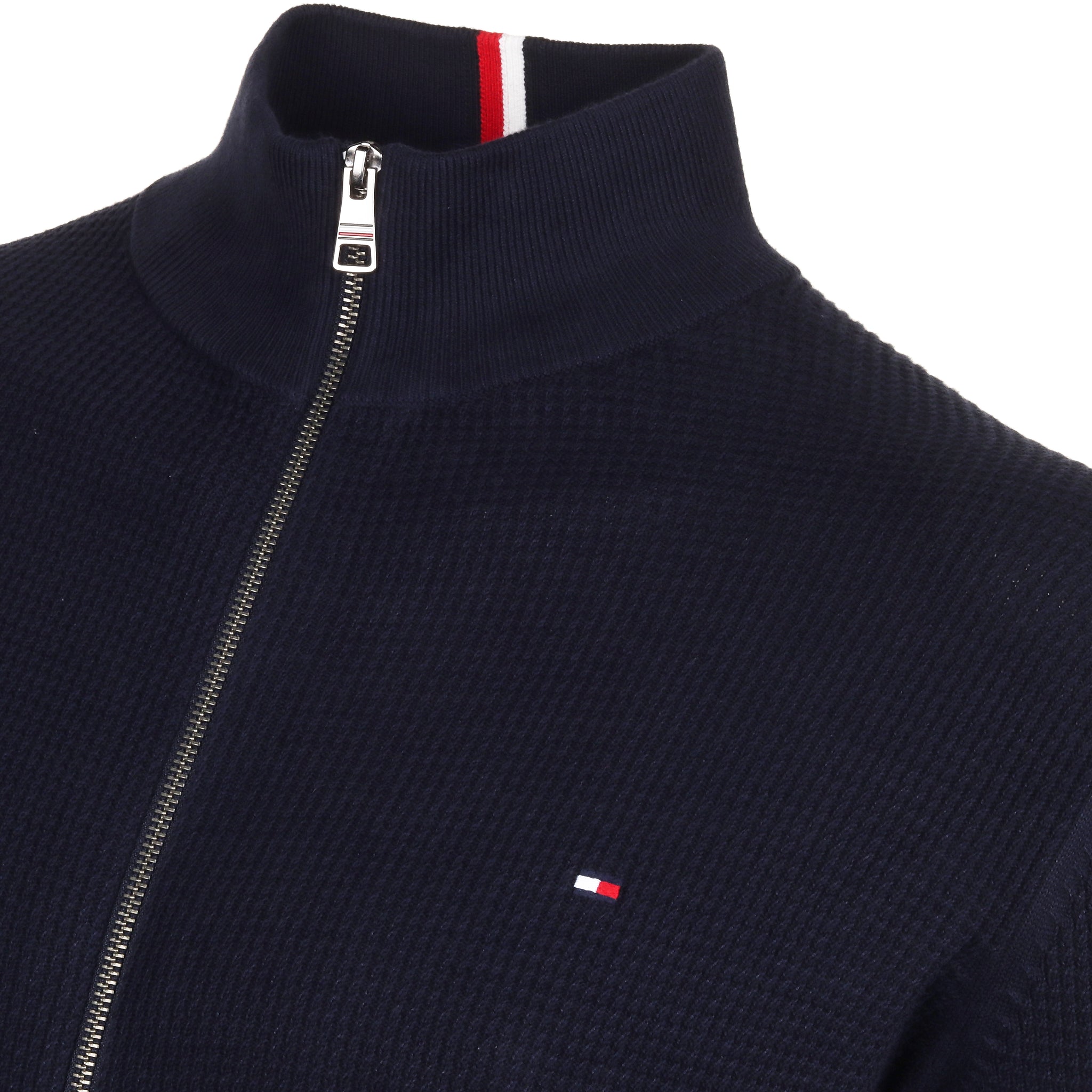 Tommy Hilfiger Waffle Knit Full Zip