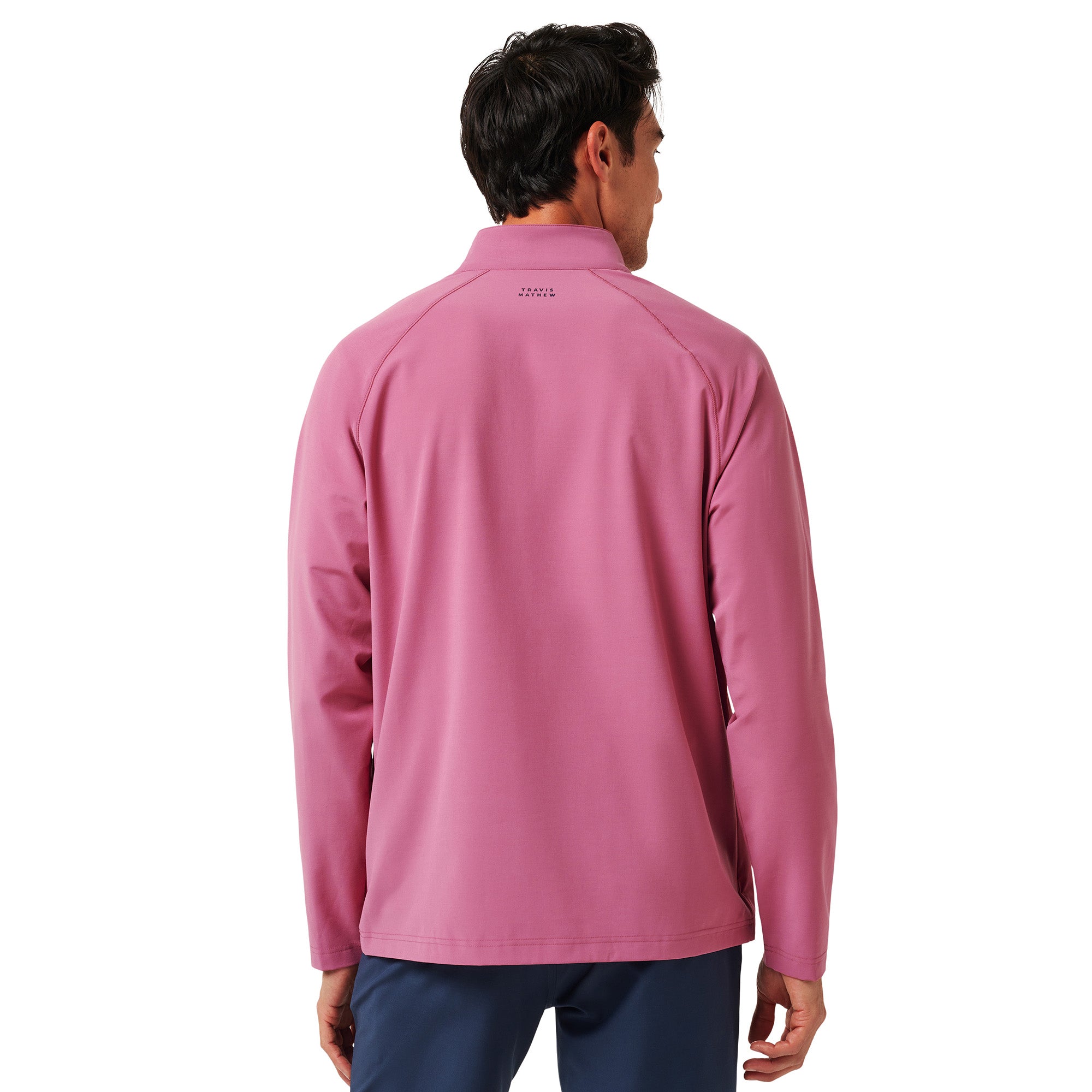 TravisMathew Air Tram 1/4 Zip Rose Wine