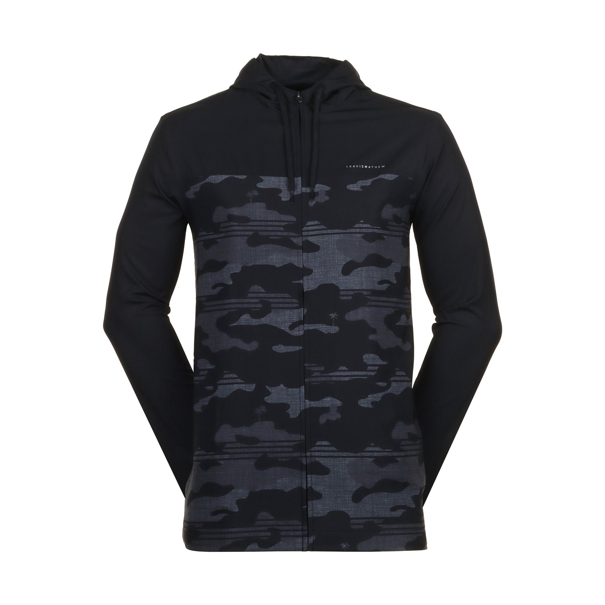 TravisMathew Camo Tech Hoodie - Black_1