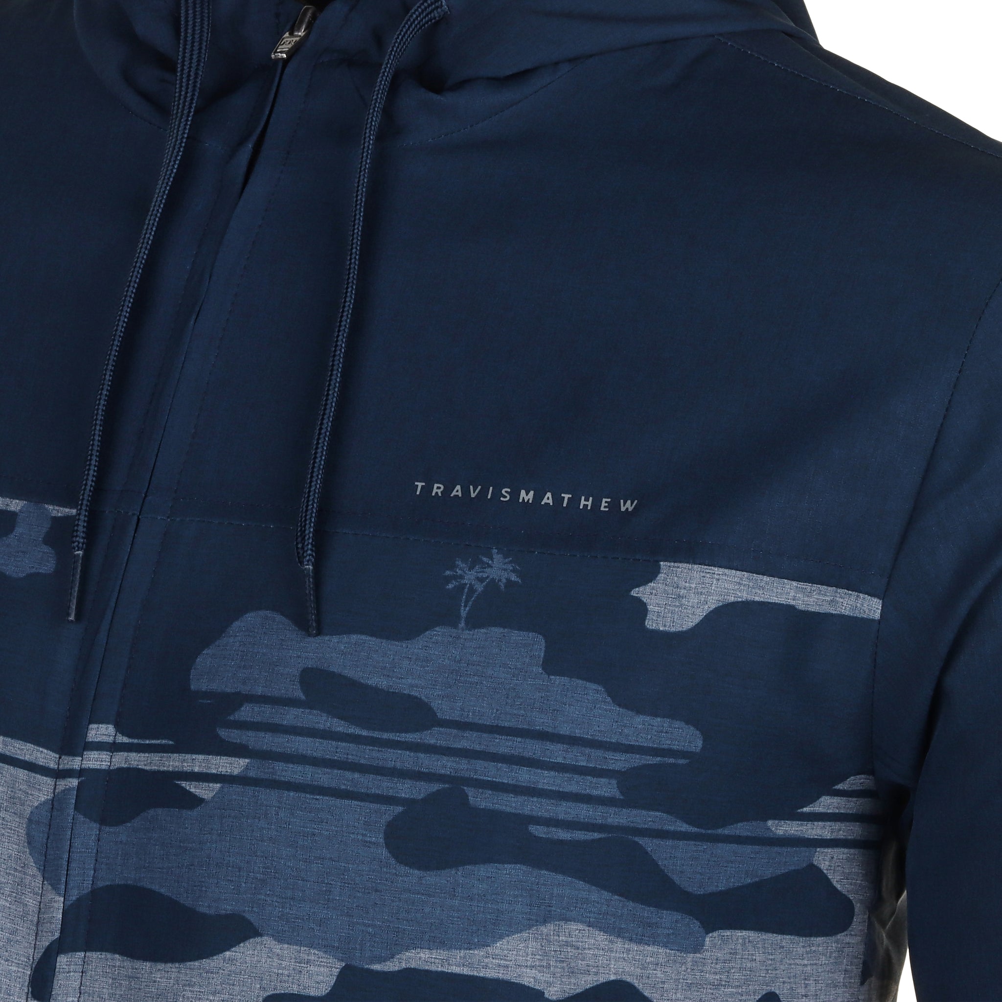 TravisMathew Camo Tech Hoodie - Blue Nights_3