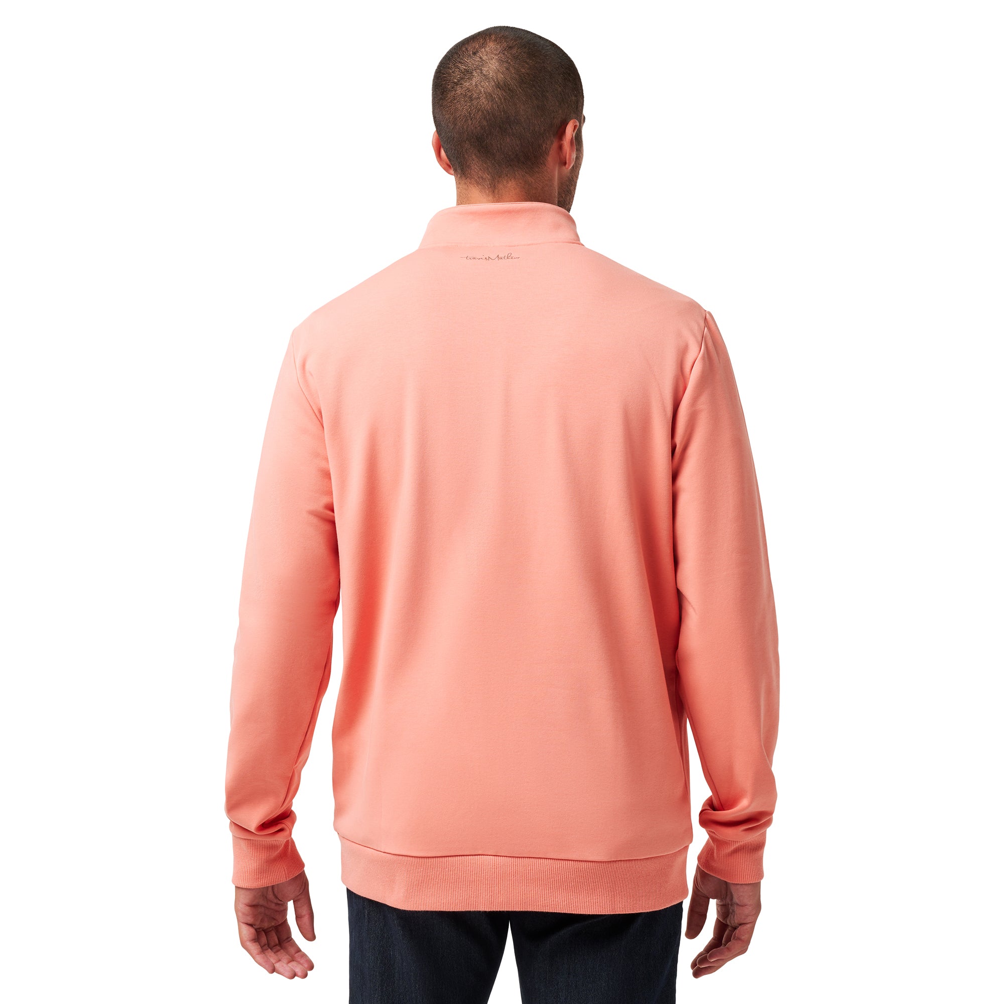 TravisMathew Cloud 2.0 1/4 Zip Terracotta