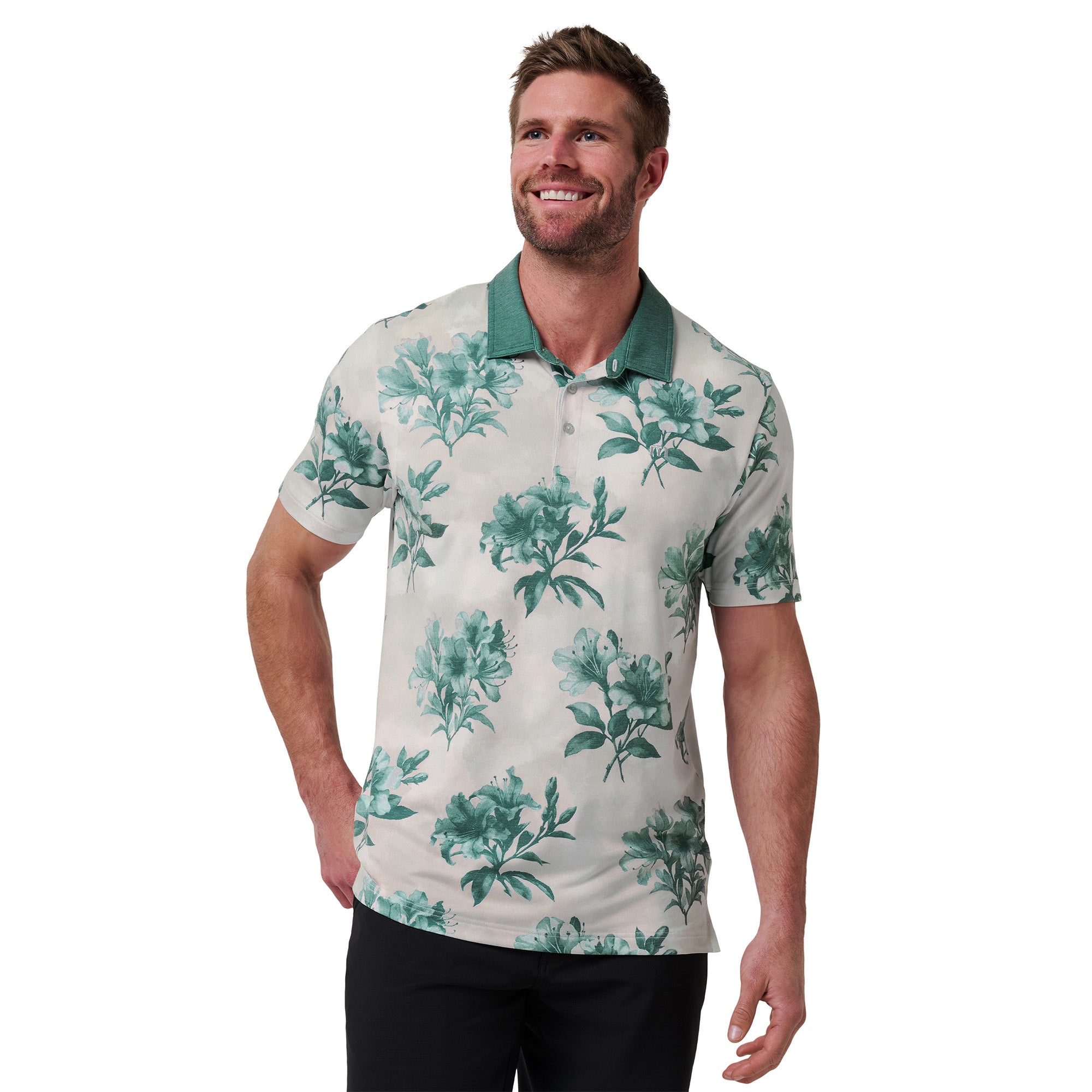 TravisMathew Featherweight Magnolia Polo Shirt