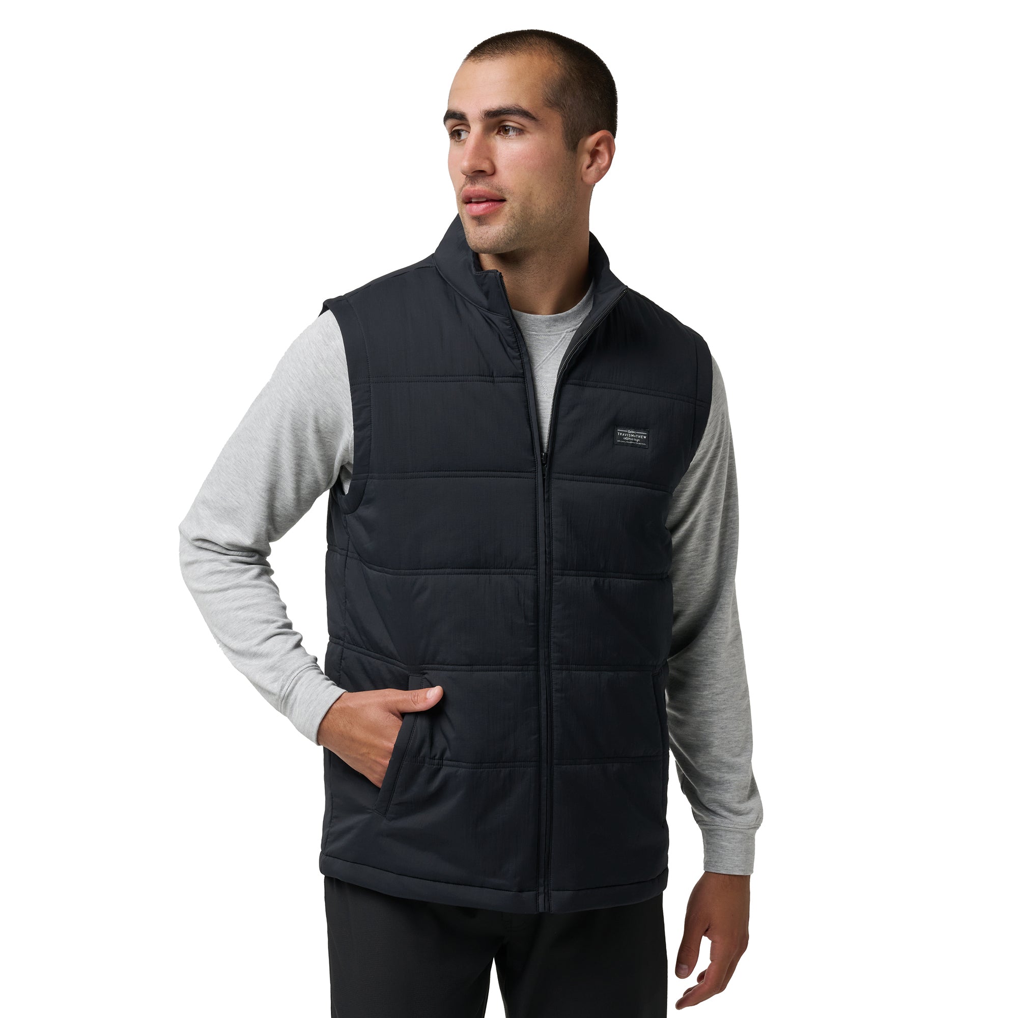 TravisMathew Palisades Puffer Vest Black